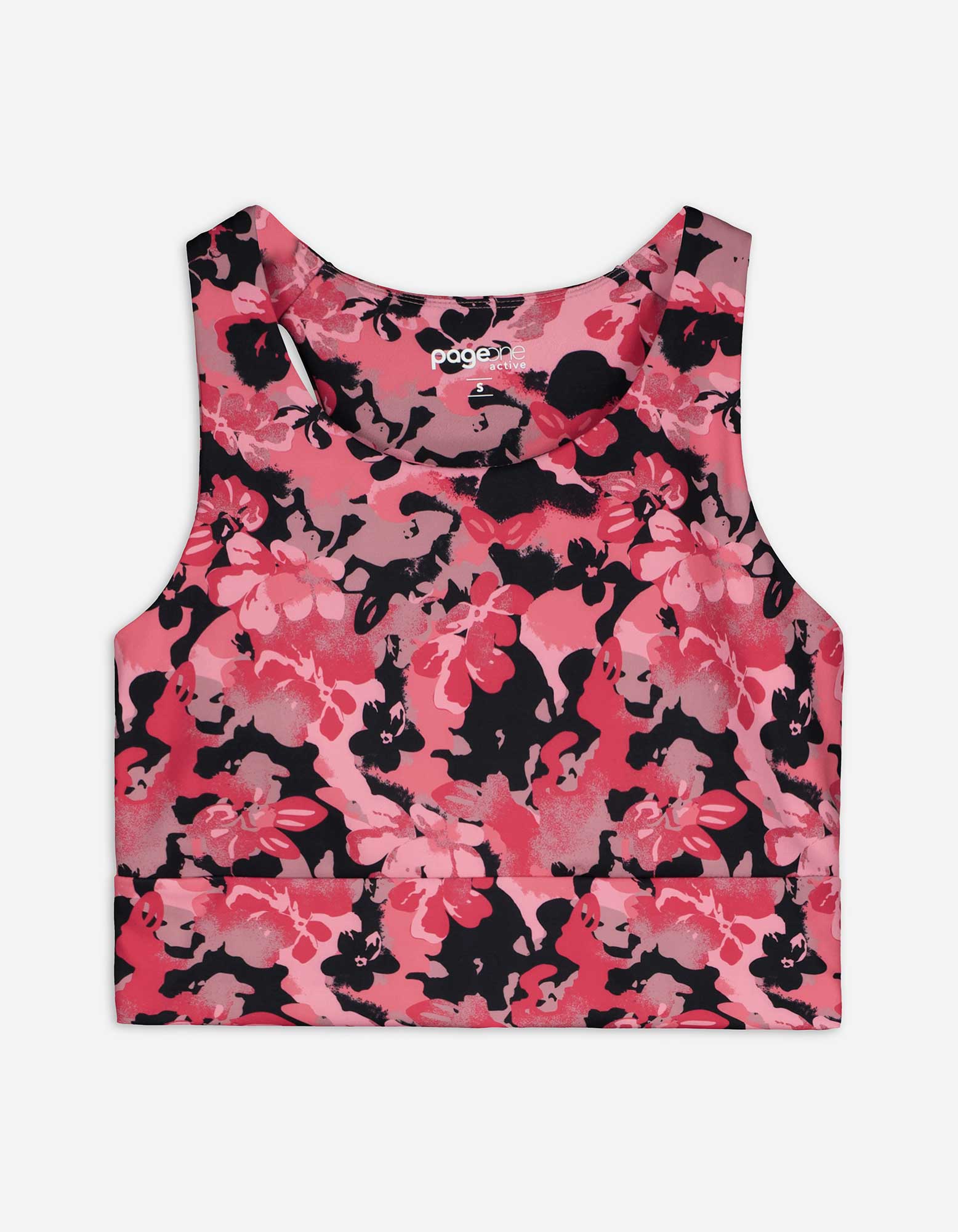 Cropped Top - Soft-Touch - dunkelrot