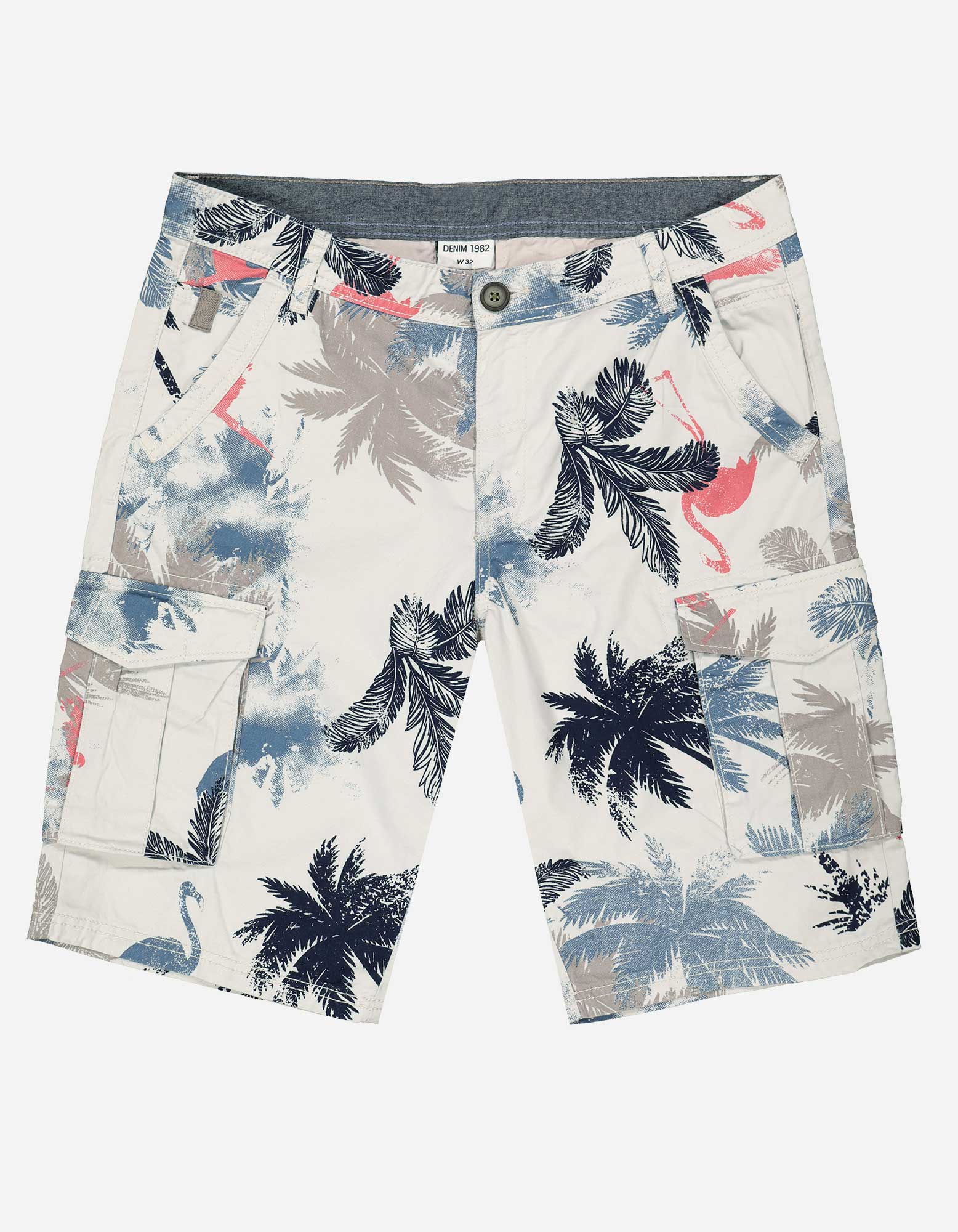 Uomo bermuda - Fantasia a fiori - Takko Fashion