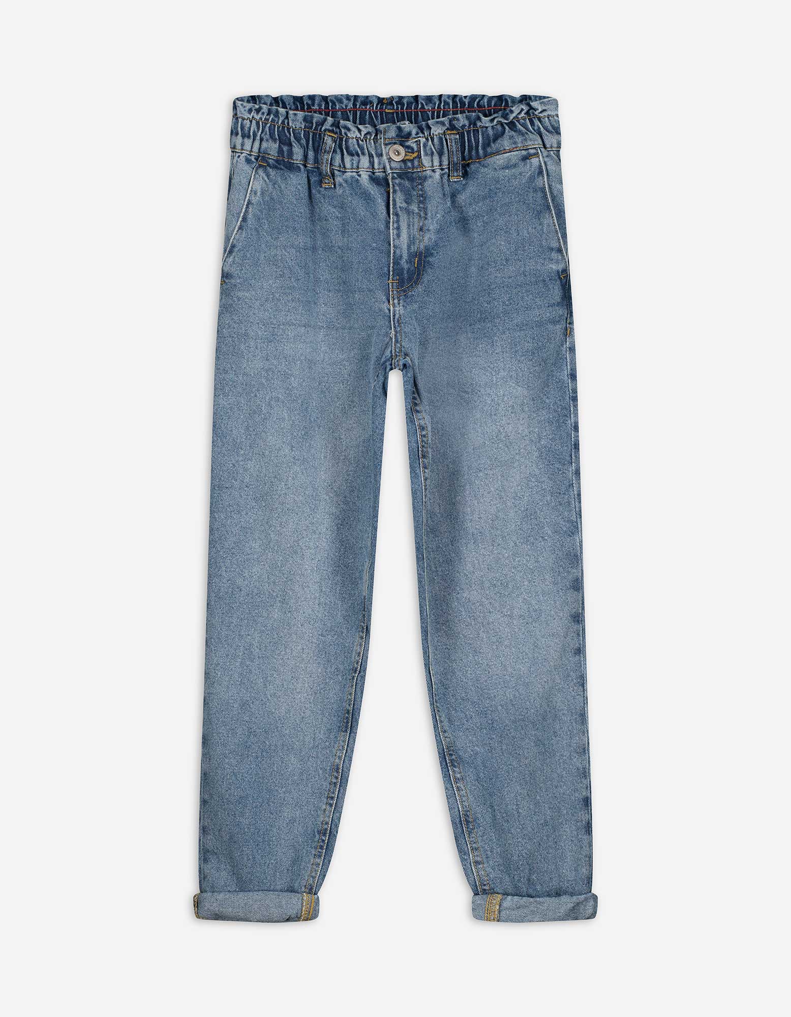 Jeans - High Waist - hellblau