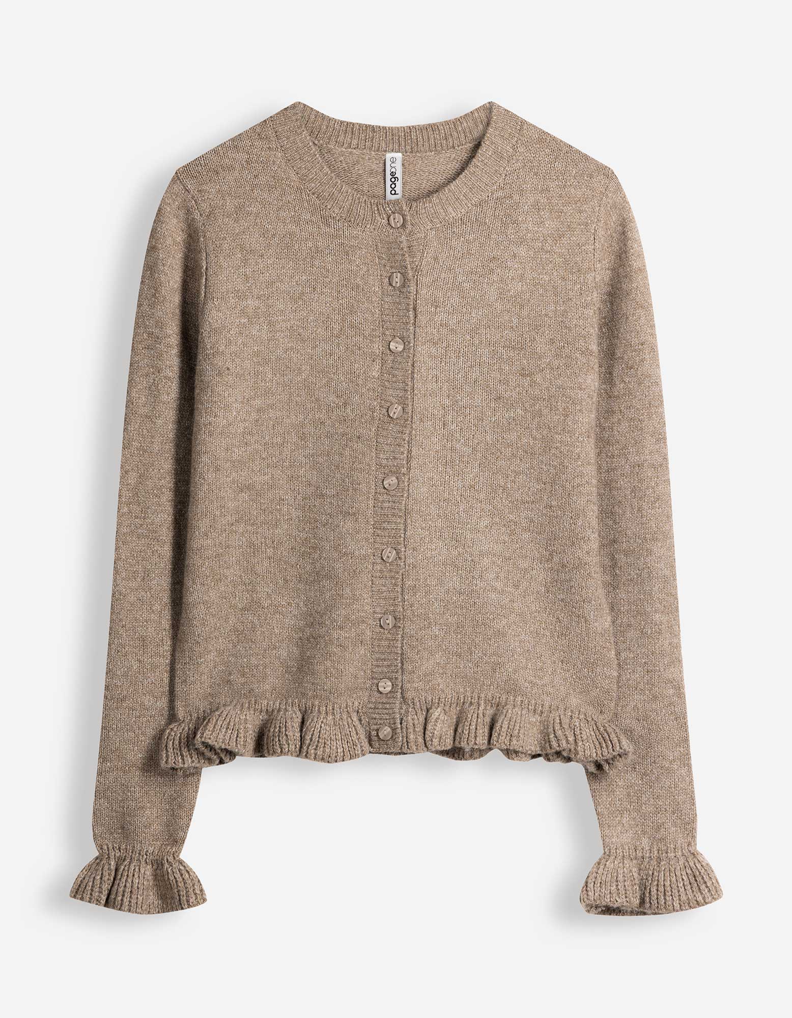 Vest - Knoopsluiting - bruin