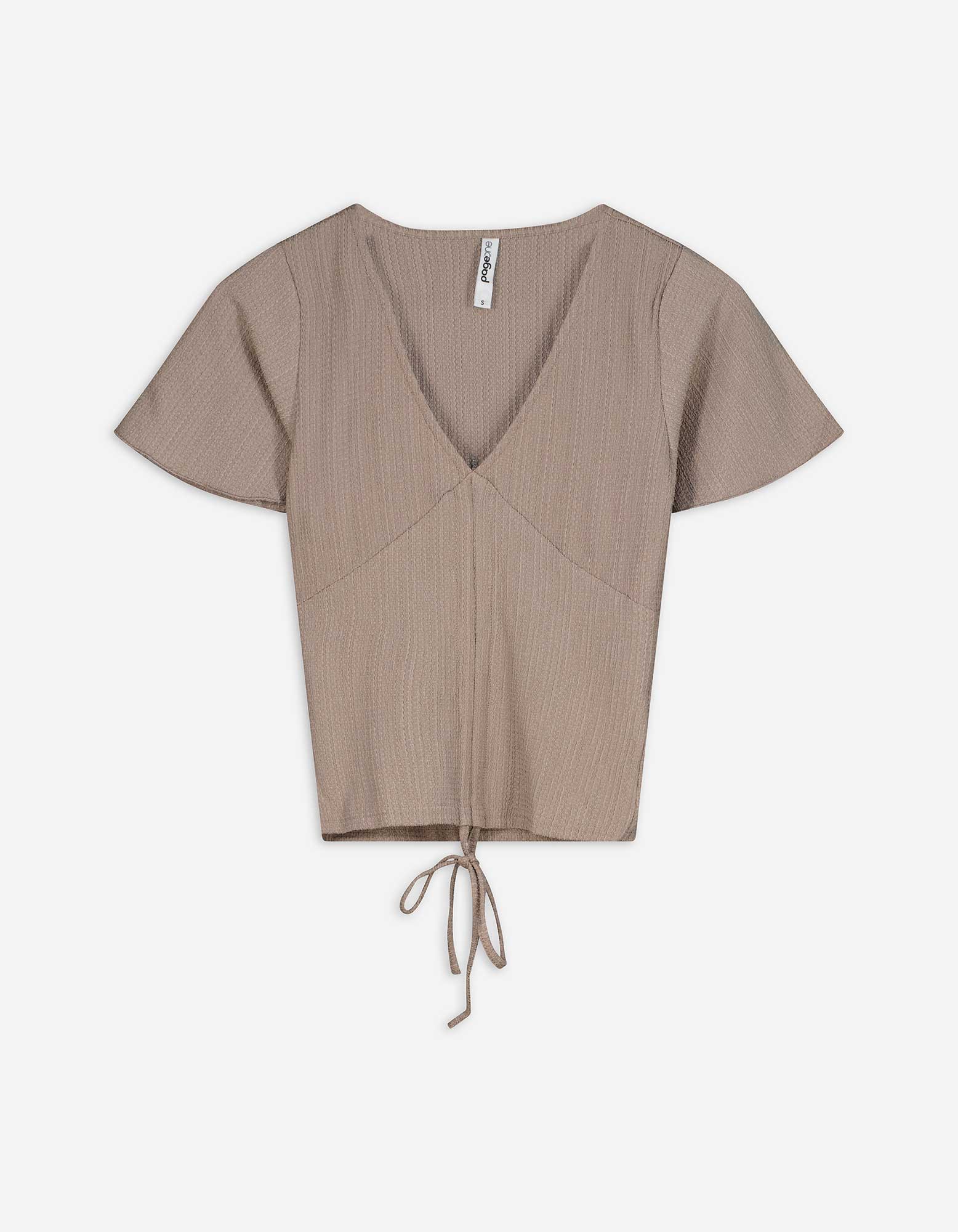 Shirt - Volants - beige