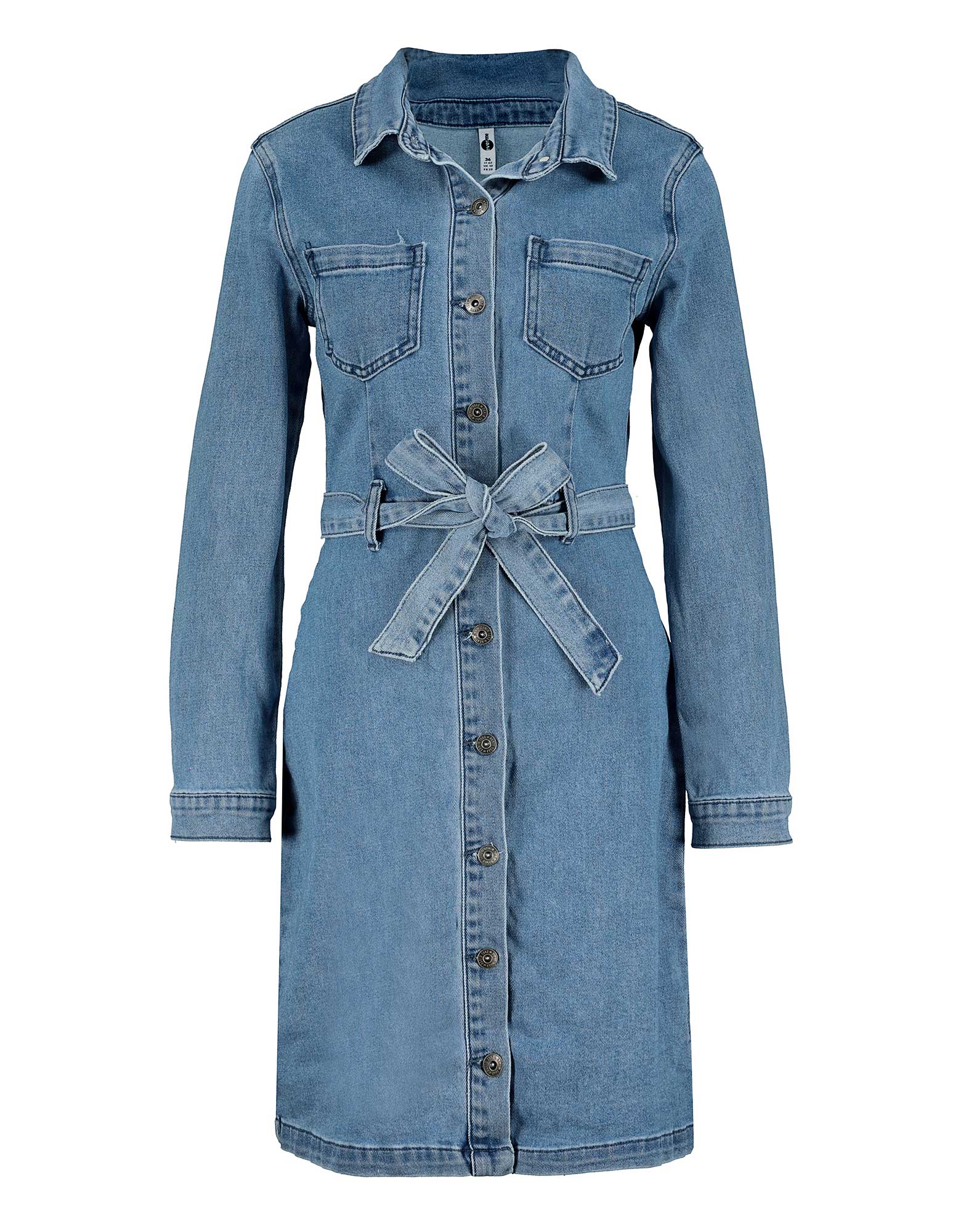 Donna vestito jeans - cintura - Takko Fashion