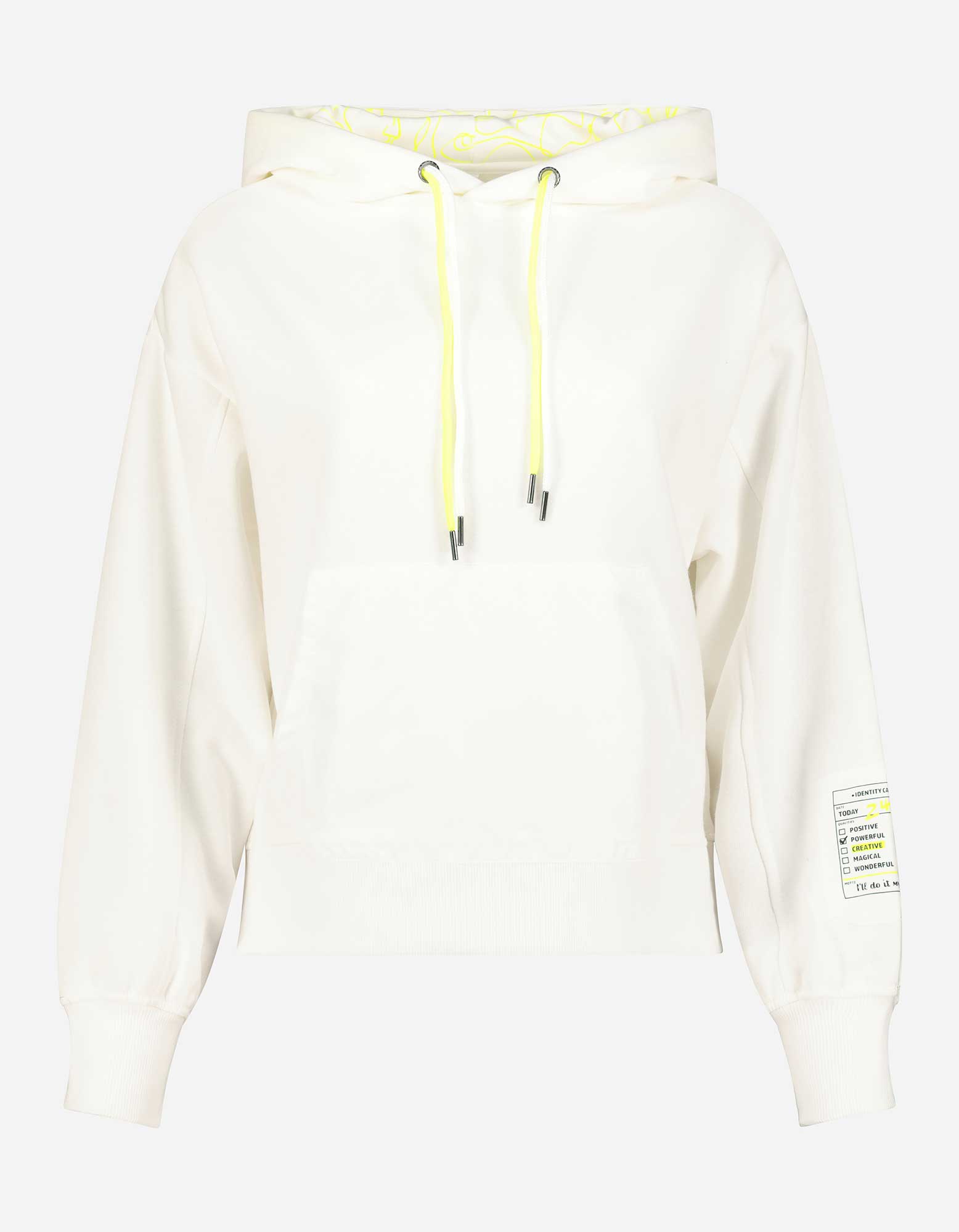 damen hoodie weiß