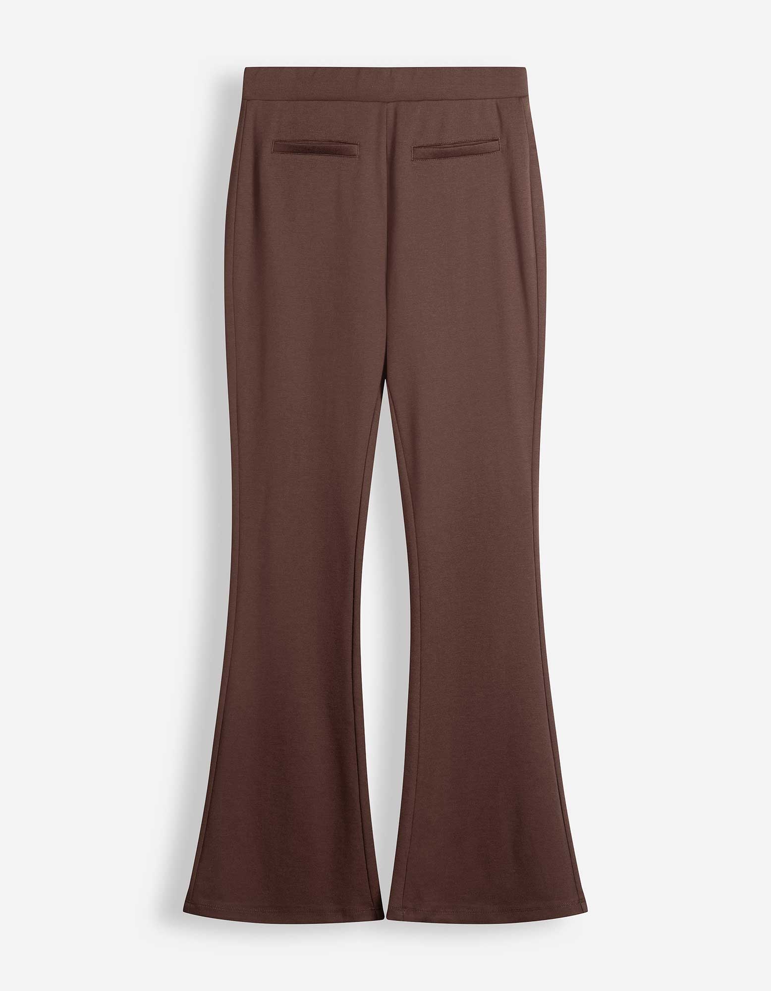 Legging - Uitlopende pasvorm - Donkerbruin