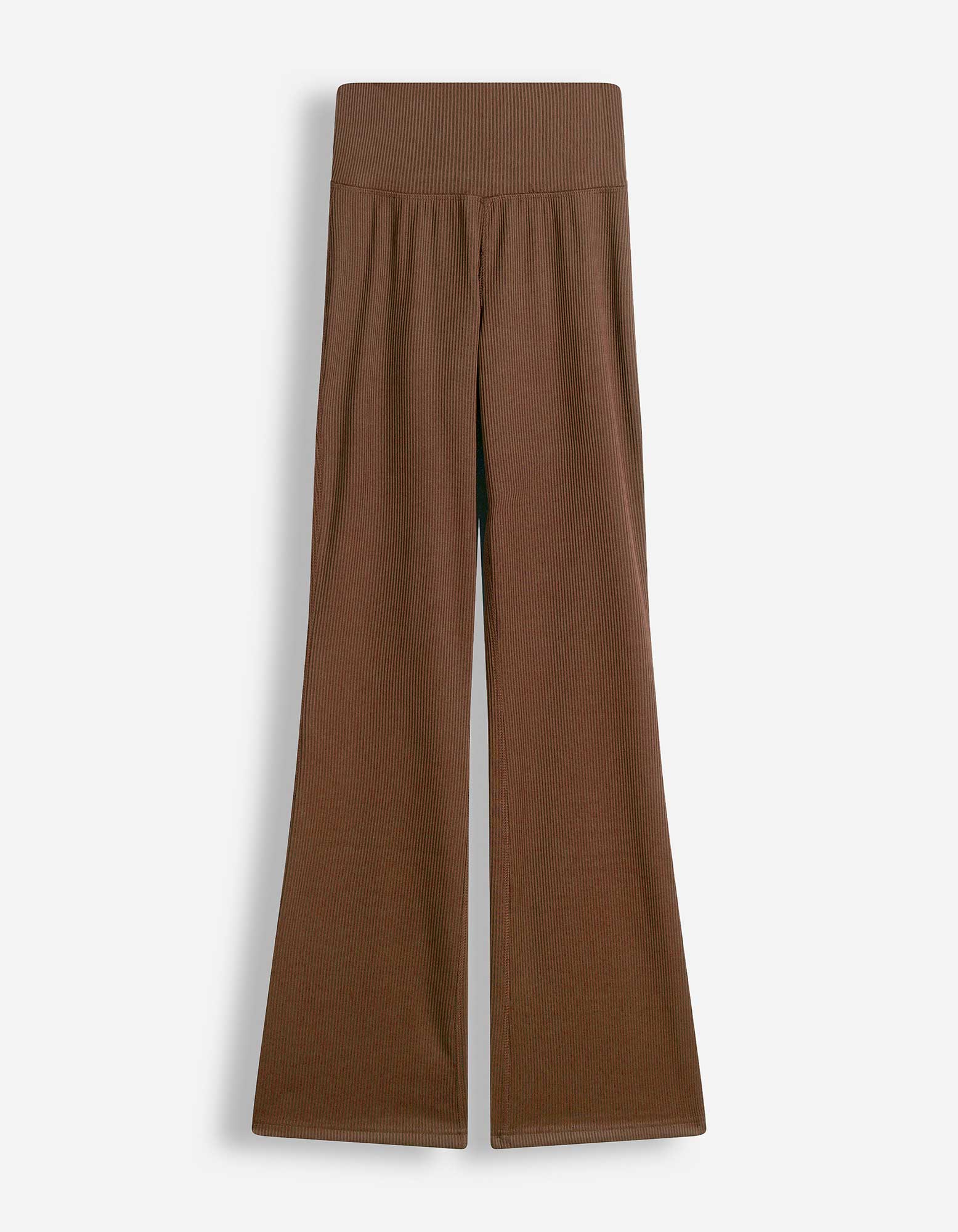 Legging - Geribde structuur - bruin