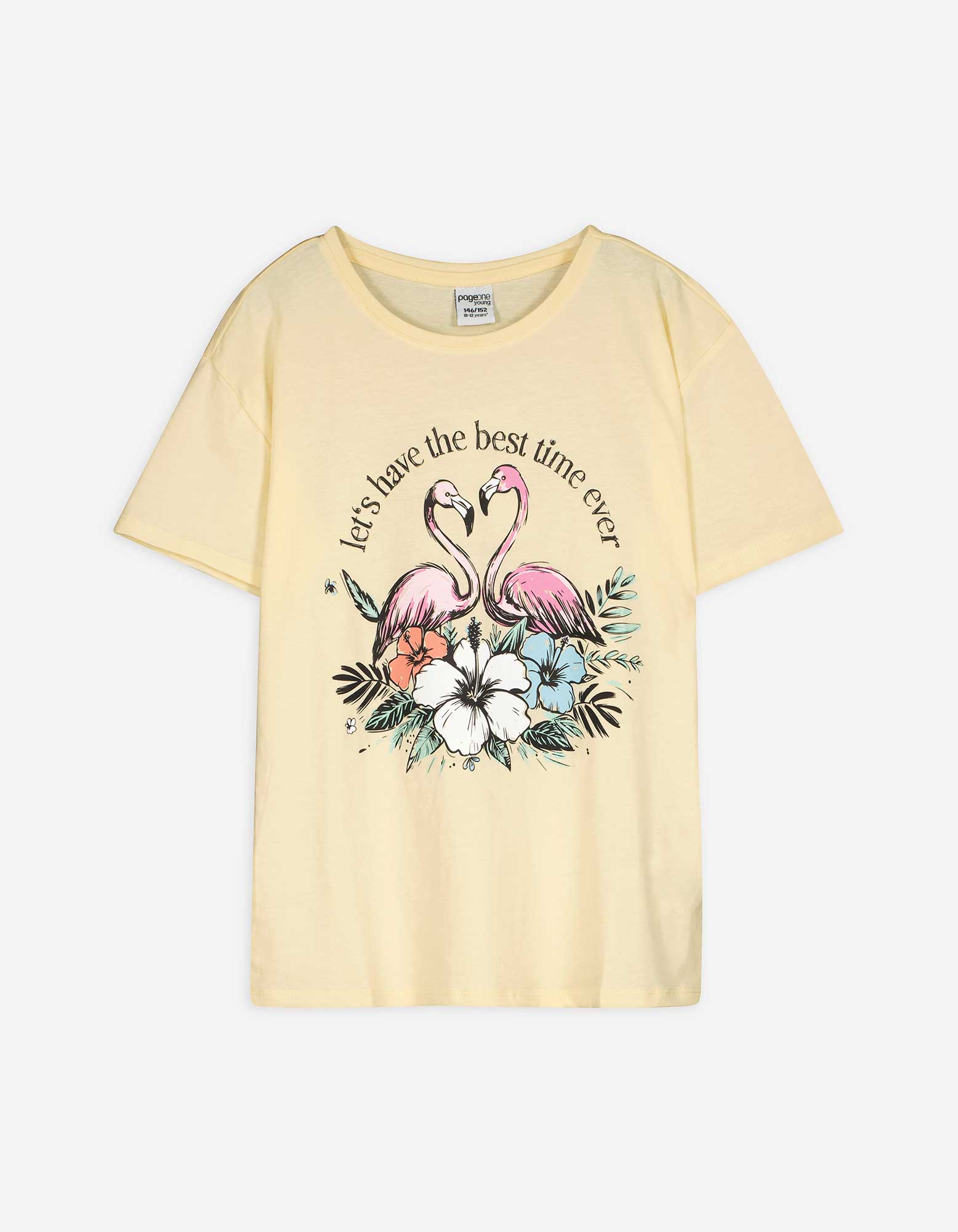T-Shirt - Print - hellgelb