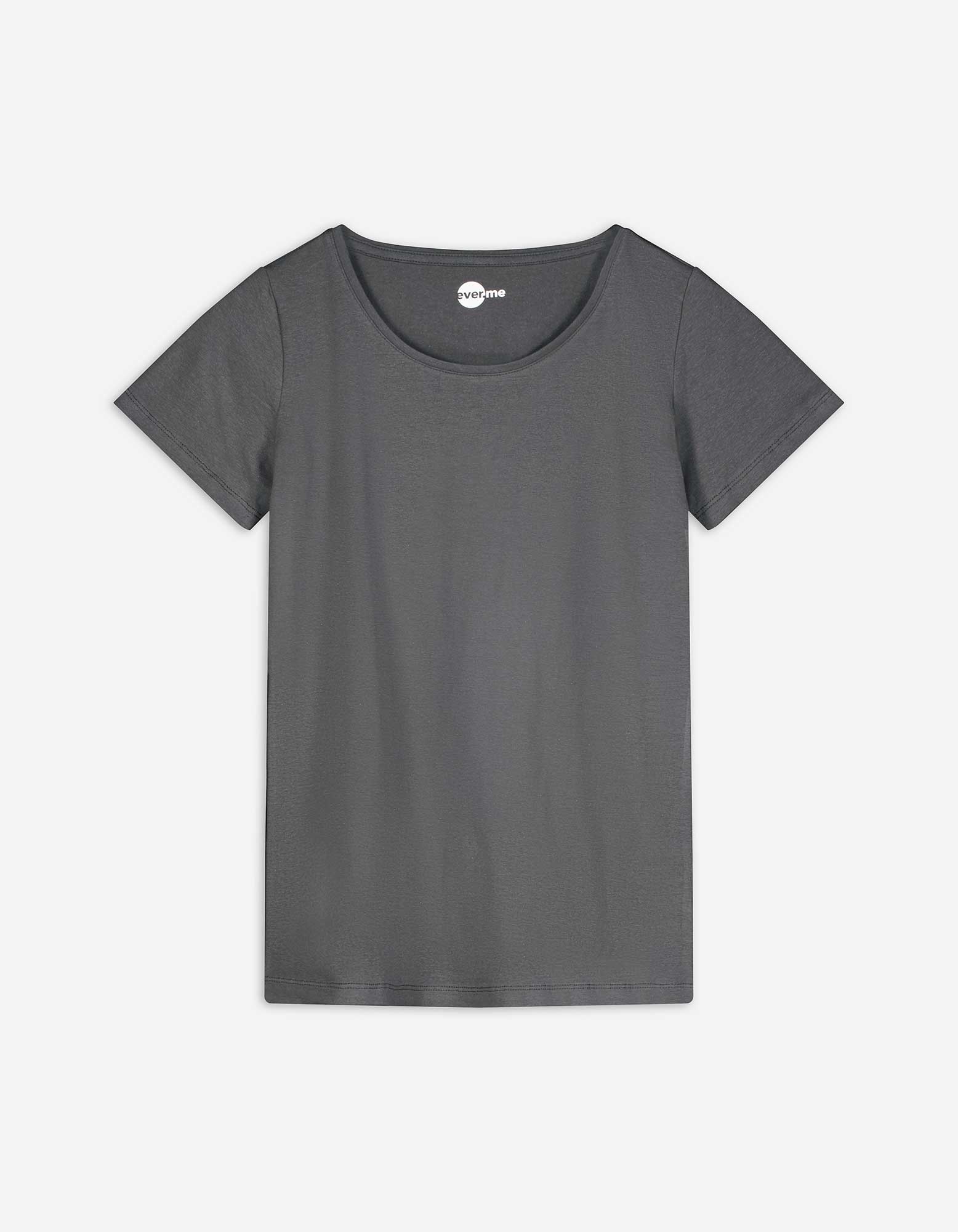 T-Shirt - Stretchanteil - dunkelgrau