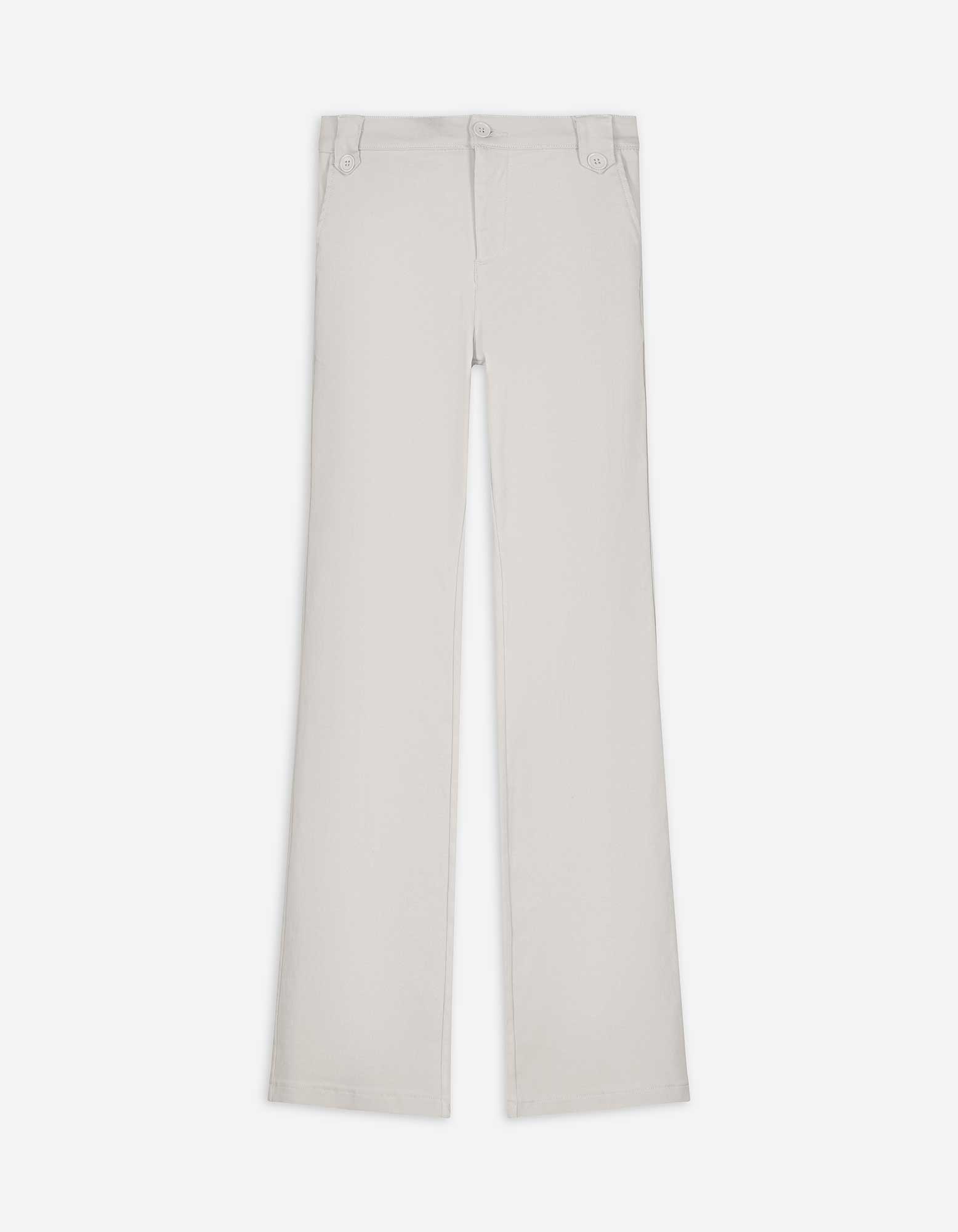 Hose - Weites Bein - beige