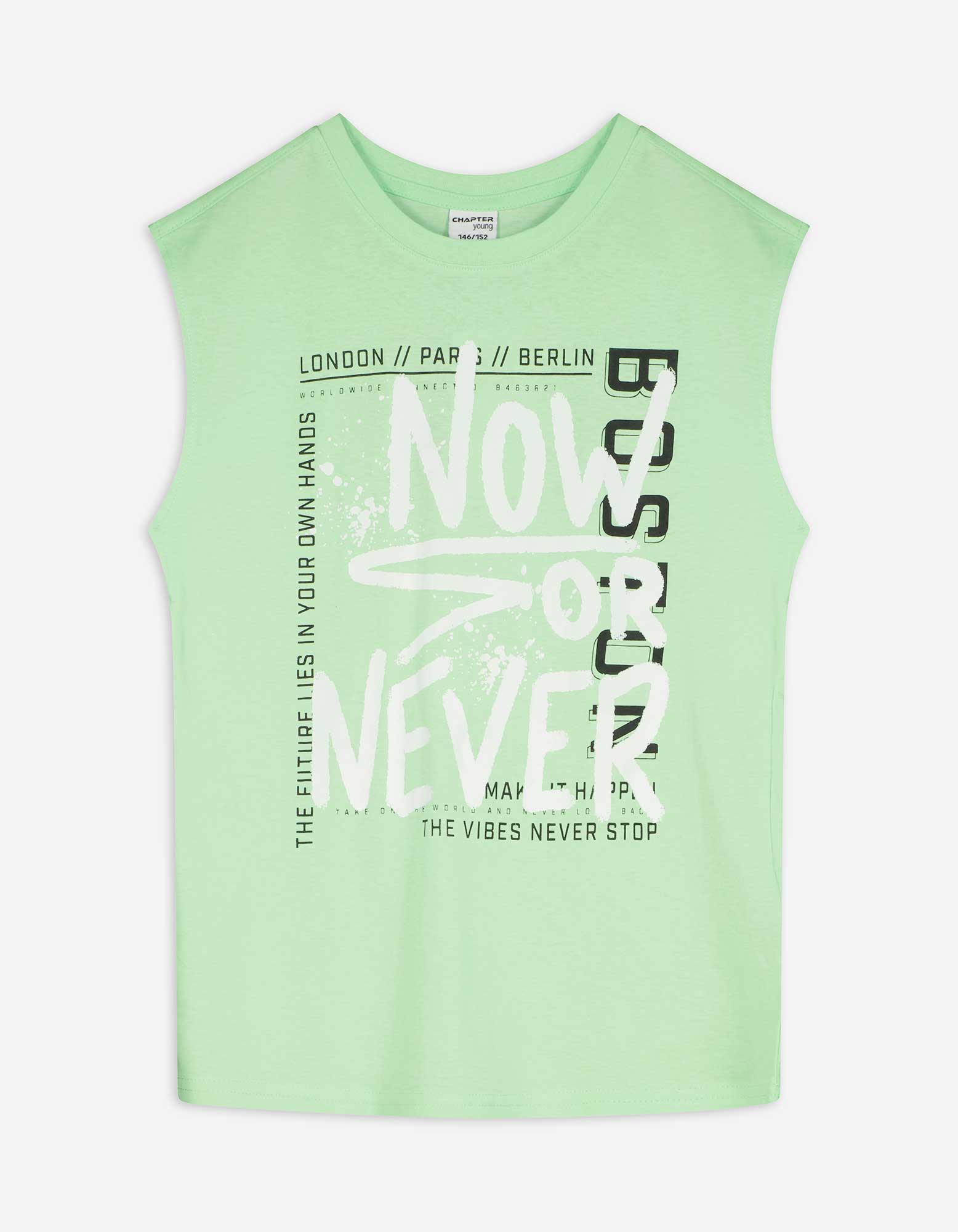 Tanktop - Frontprint - hellgrün