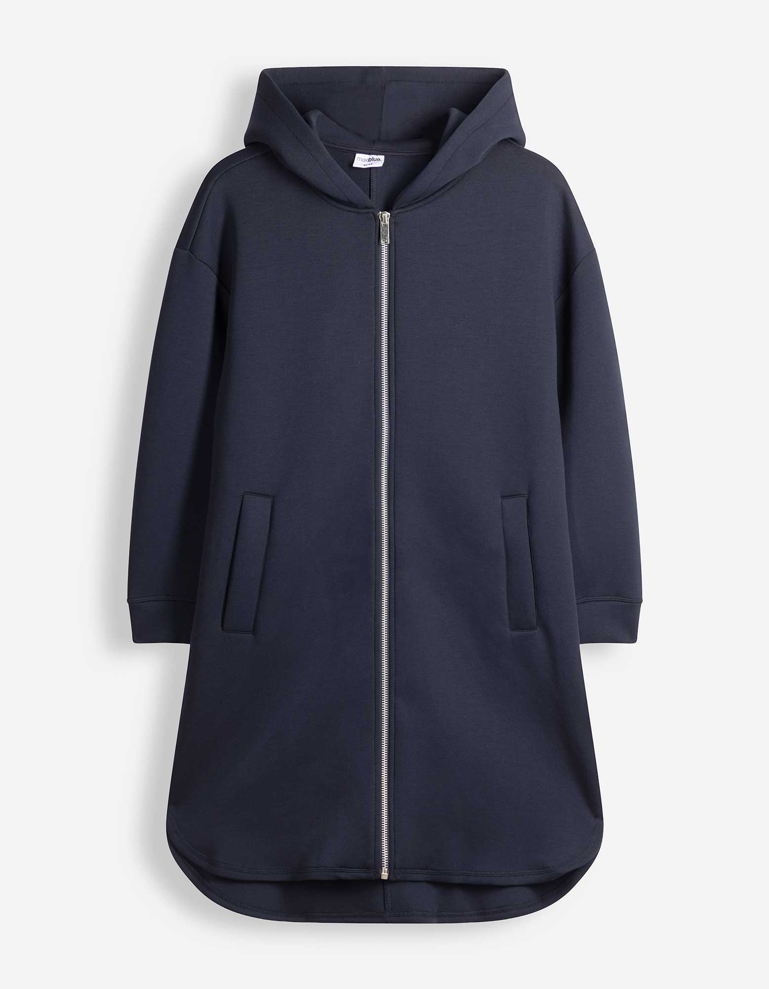 Sweatvest - Capuchon - blauw
