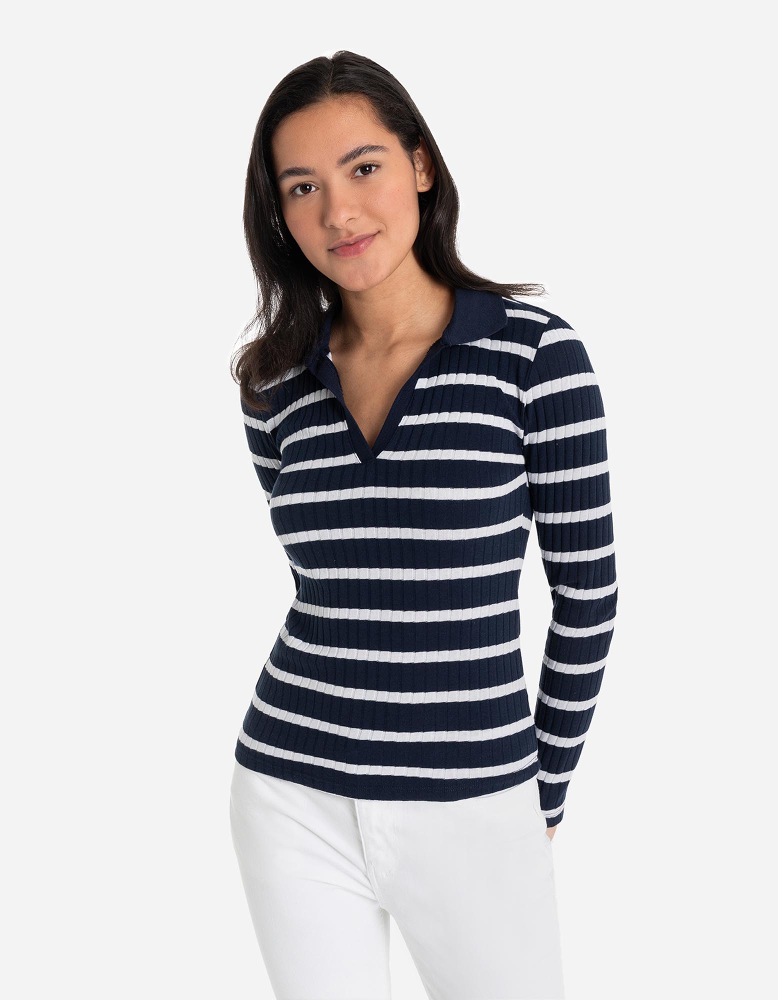 Shirt met lange mouwen Katoenmix Takko Fashion