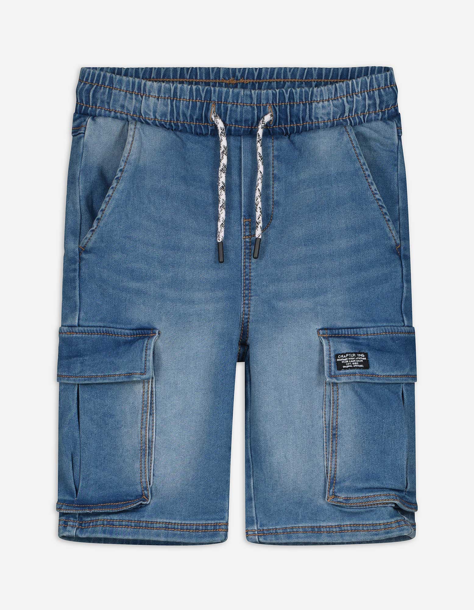 Cargoshorts - light blue denim - hellblau