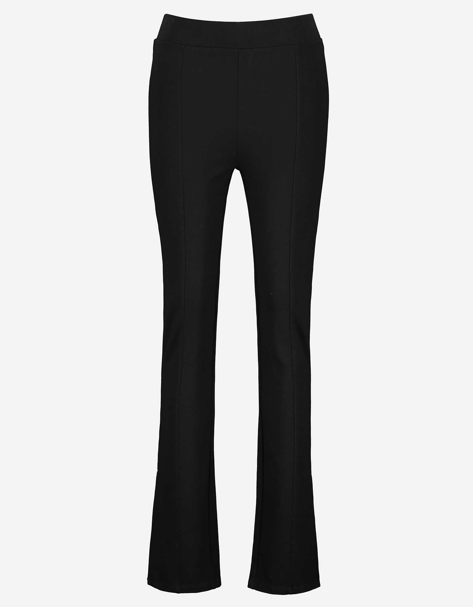 Dames Broek met uitlopende pijp - Zijsplit - Takko Fashion