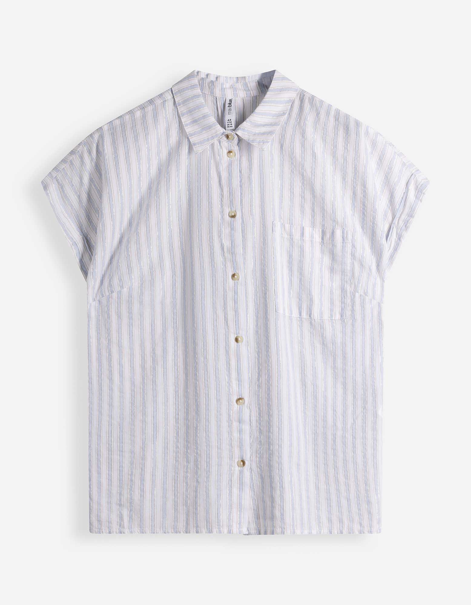 Blouse - Borstzak - blauw