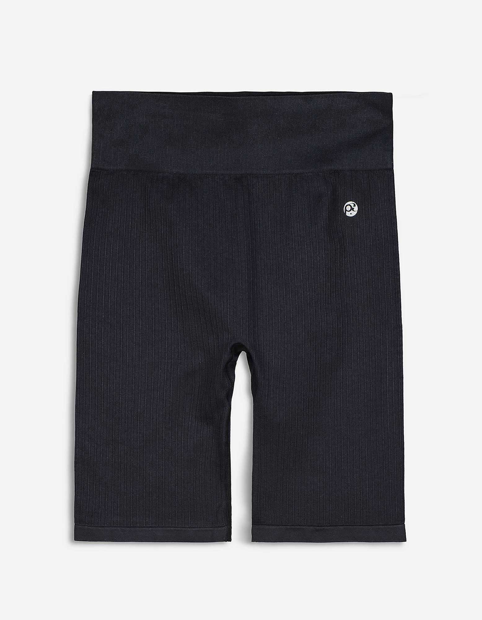 Radlerhose - Nahtlos - schwarz