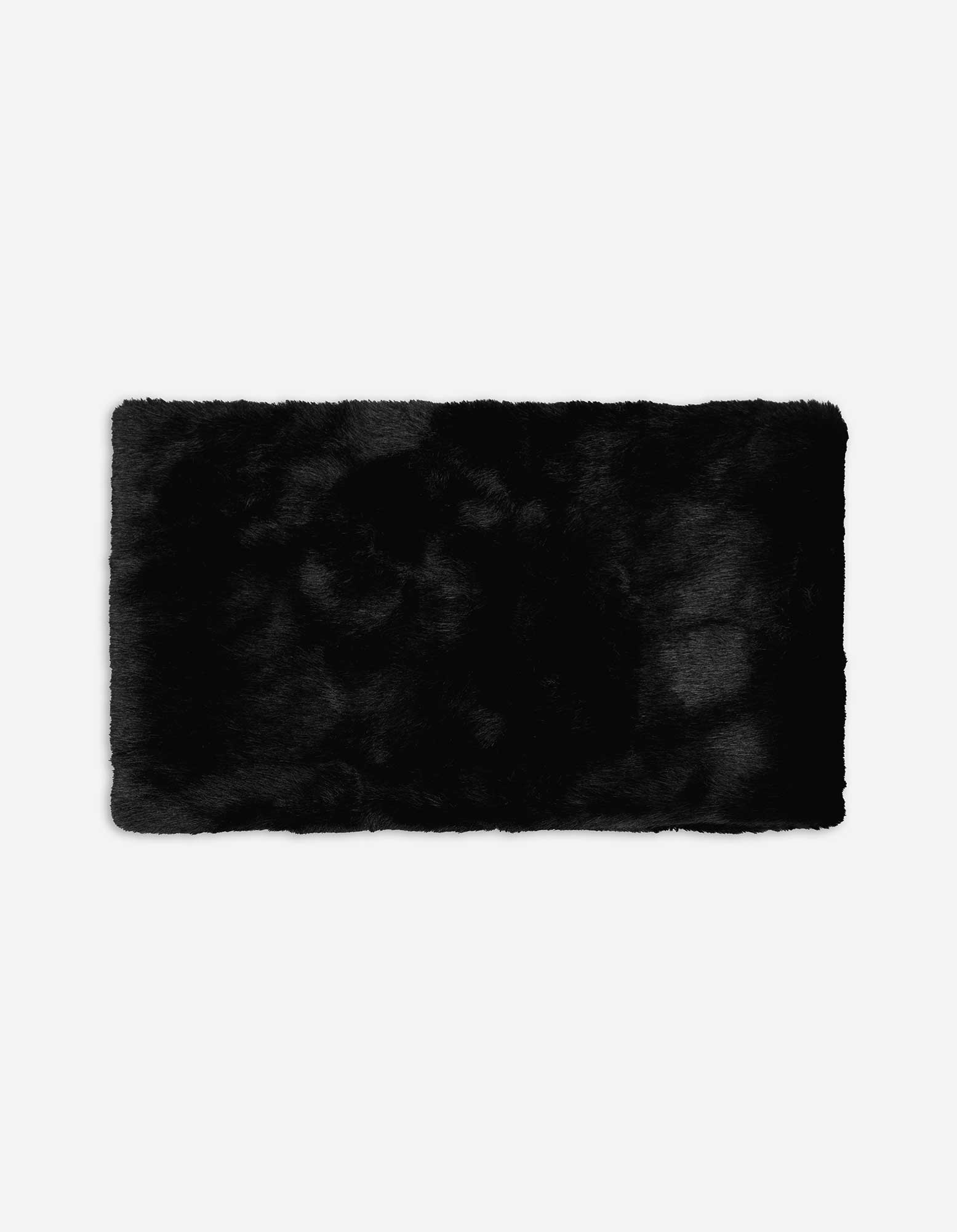 Damen Loop-Schal - Kunstfell - schwarz, Takko, schwarz onesize