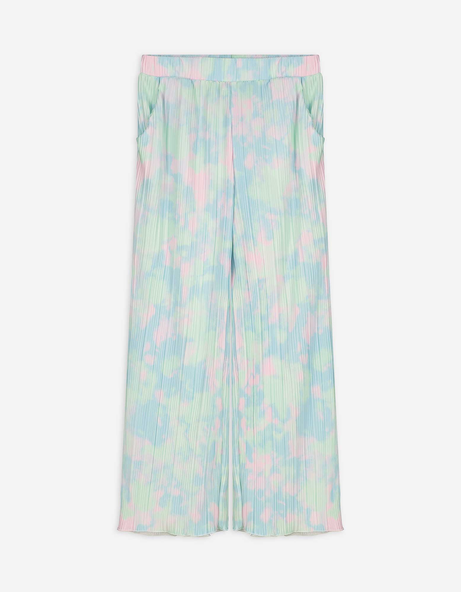 Culotte - Allover-Print - hellblau