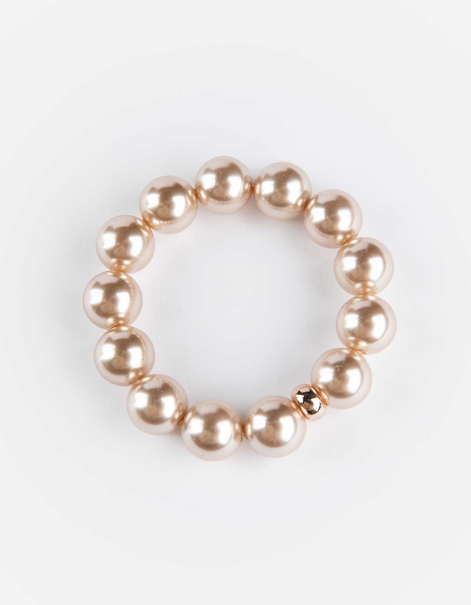 Armband - Zierperlen - beige