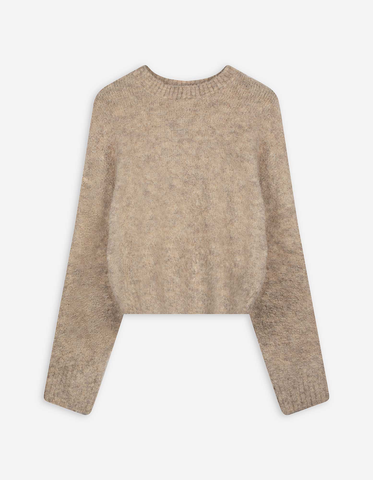 Trui - Oversized schouders - Beige