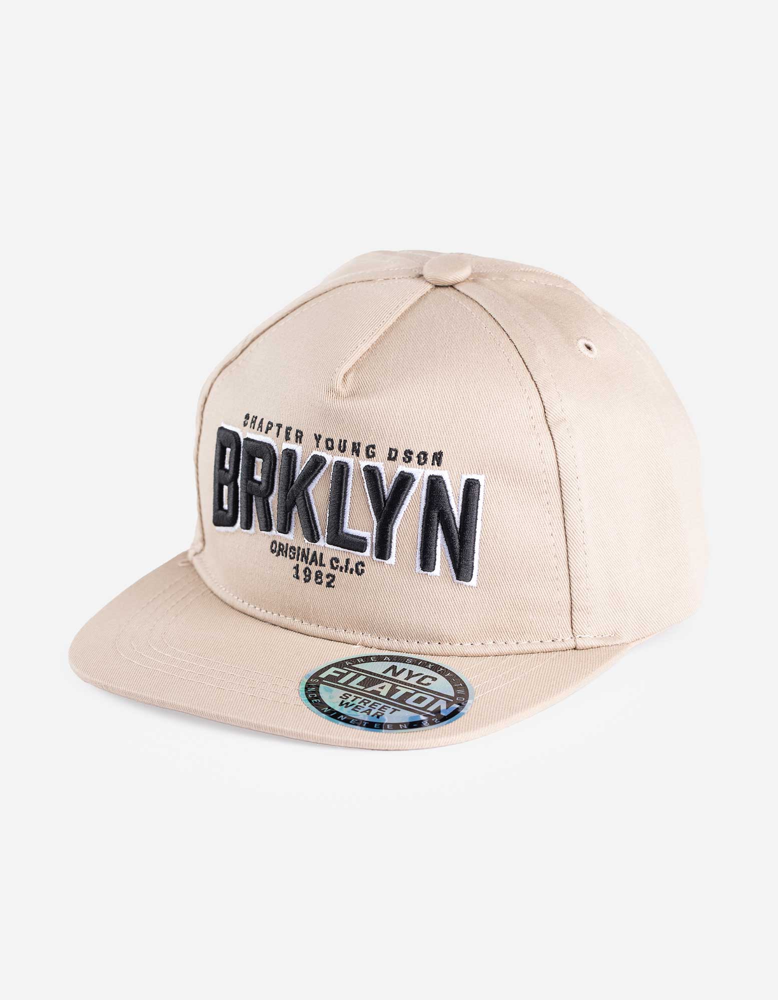 Basecap - Stickereien - beige