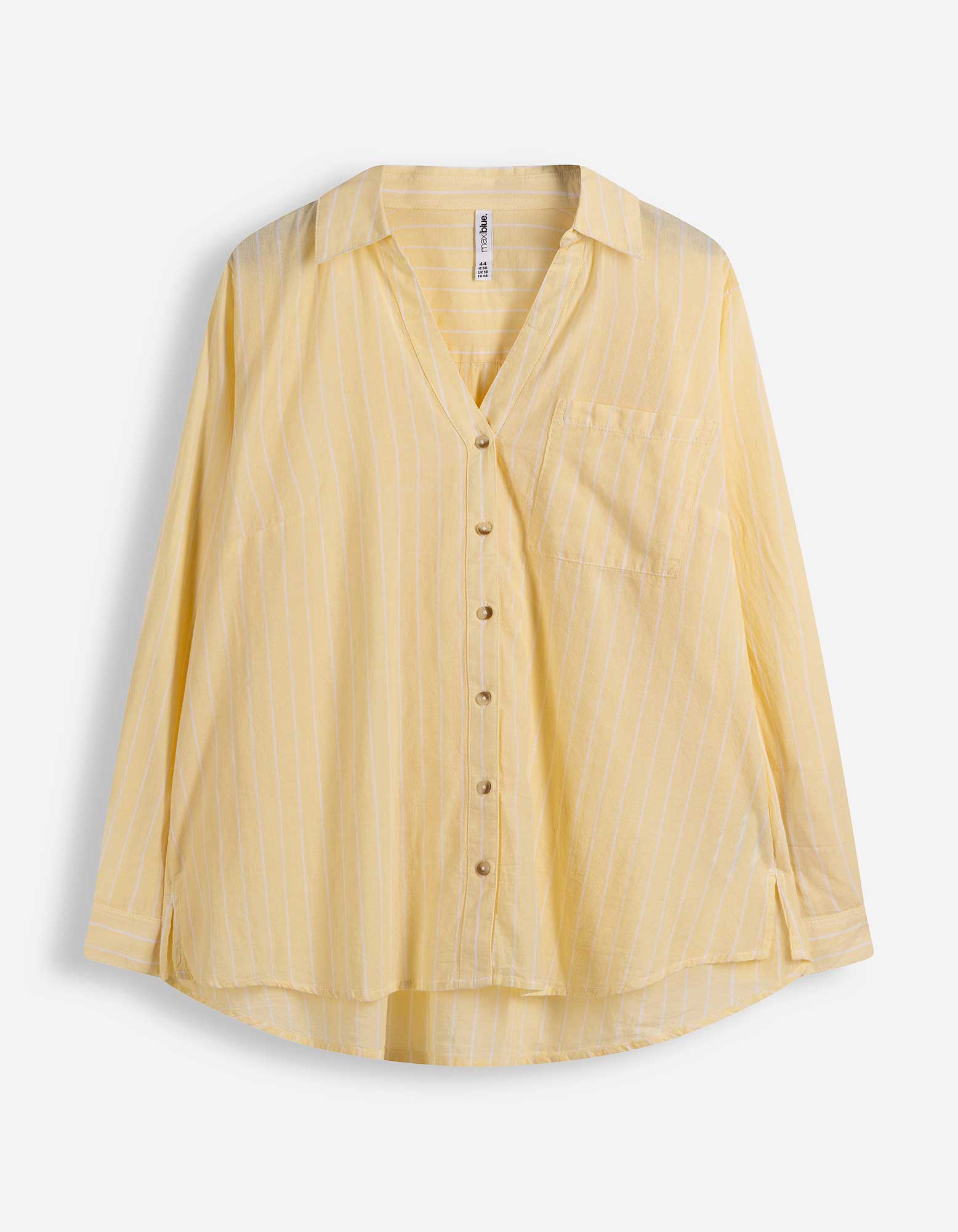 Overhemdblouse - Strepen - geel
