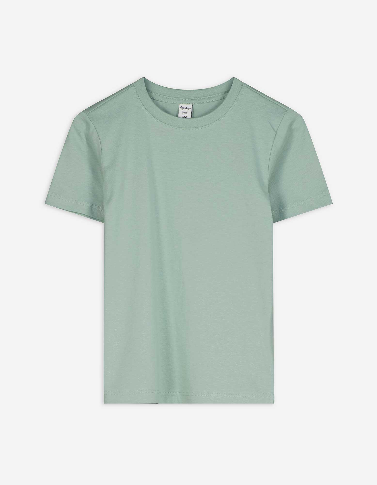 T-Shirt - einfarbig - grün