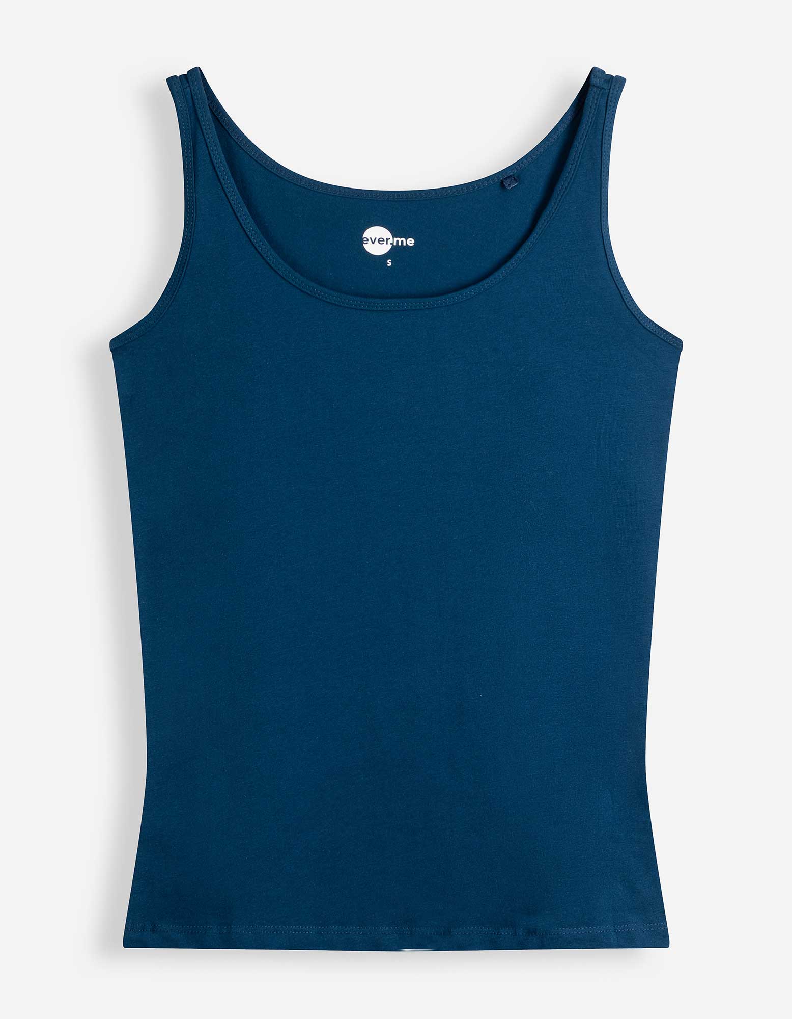 Top - Effen - Donkerblauw