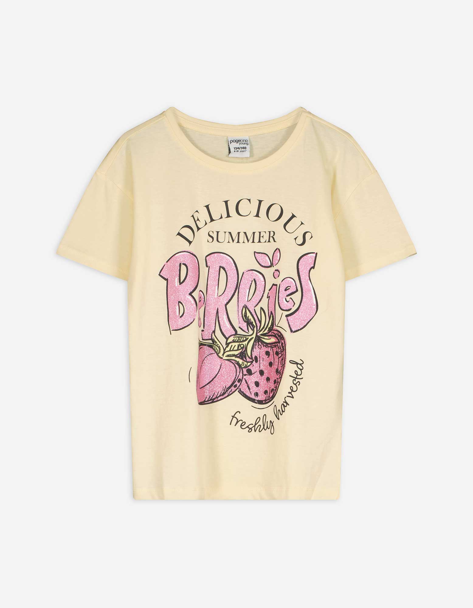 T-Shirt - Print - hellgelb