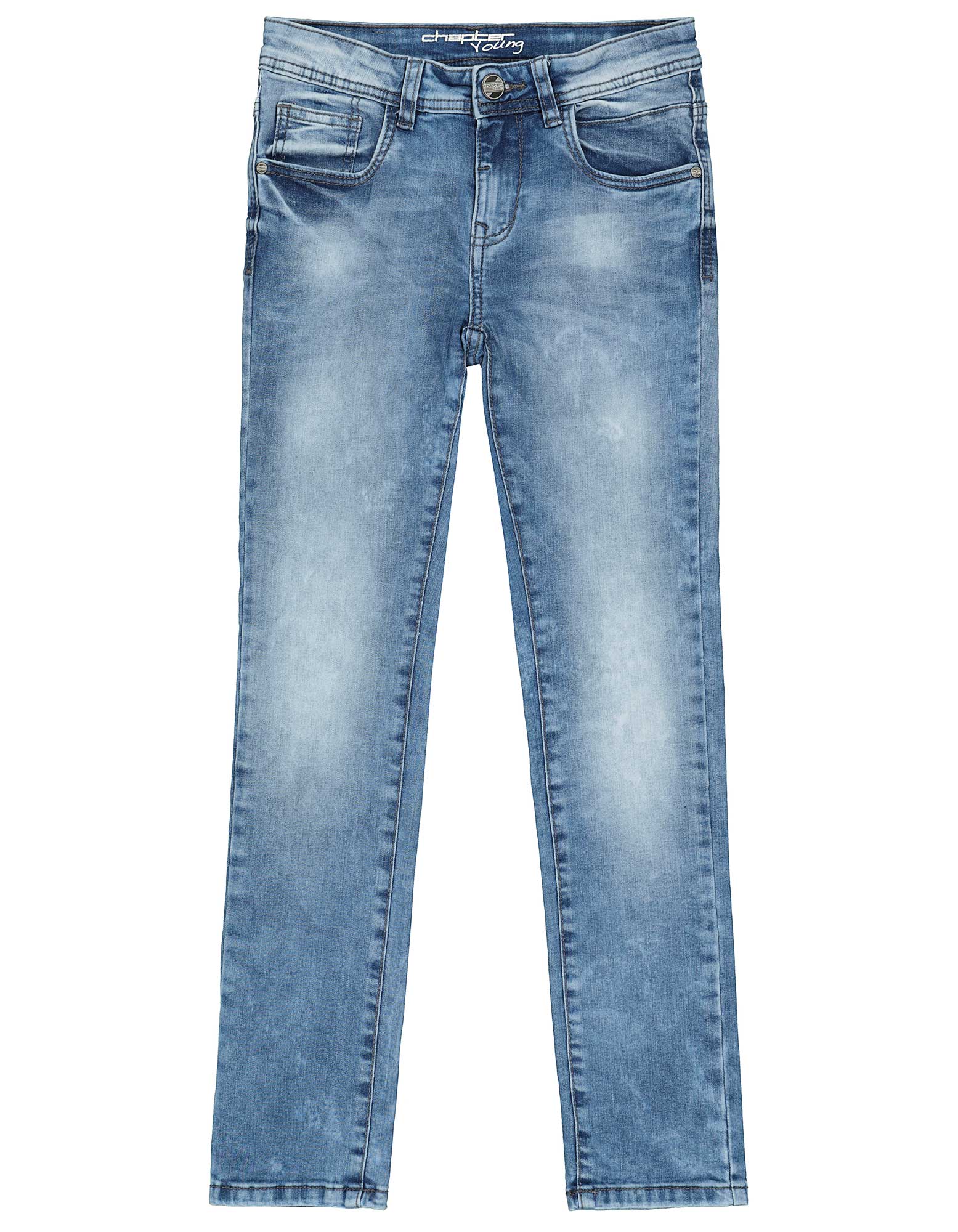Herren Slim Fit Jeans im Stone Washed-Look - Takko Fashion