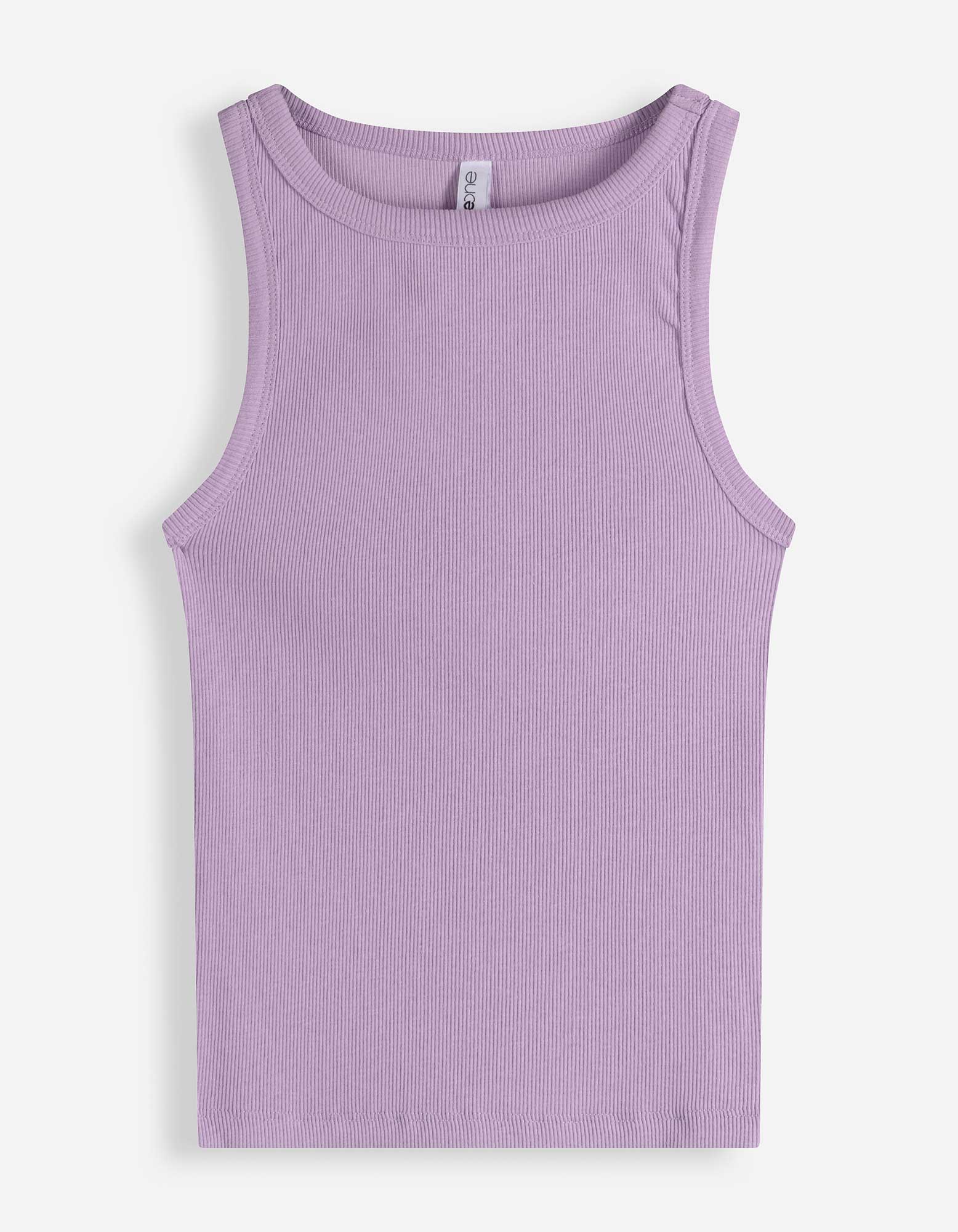 Cropped top - Geribd - Lichtroze