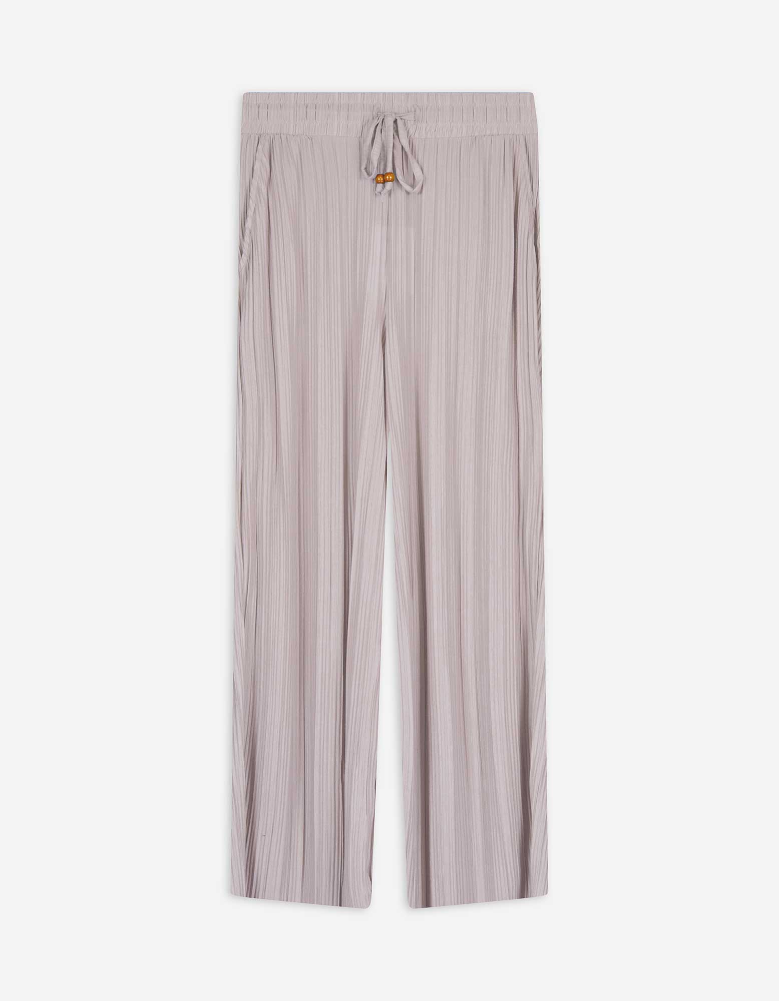 Palazzohose - einfarbig - beige