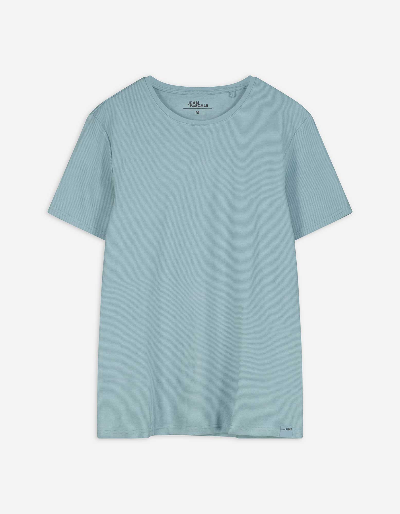 T-Shirt - einfarbig - türkis