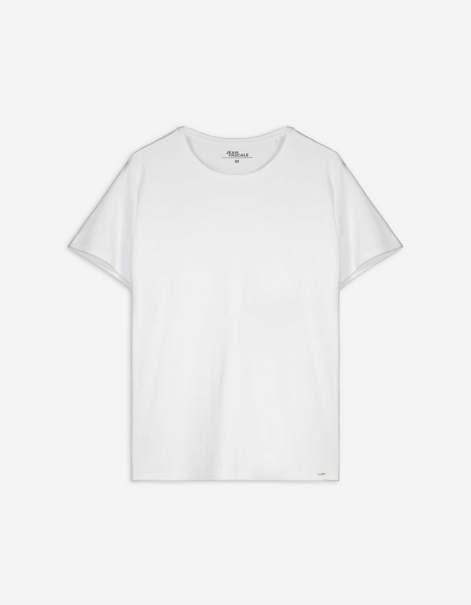 T-Shirt - einfarbig - weiß
