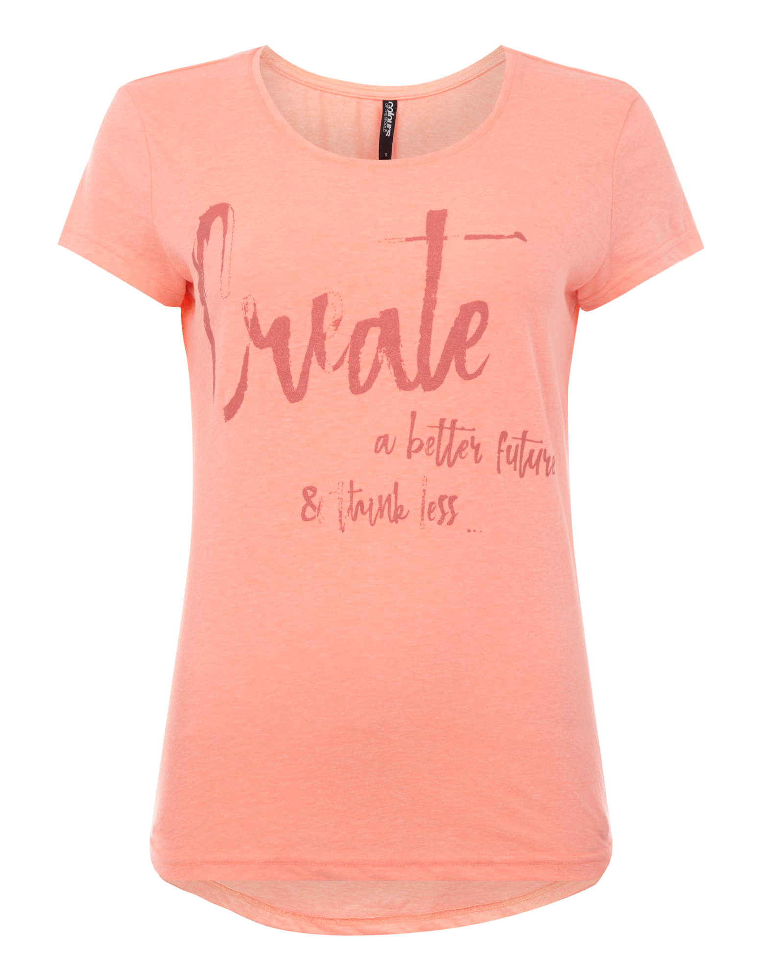 Street One Damen T-Shirt Mit Print - Baumwolle Kurzarm Rundhals