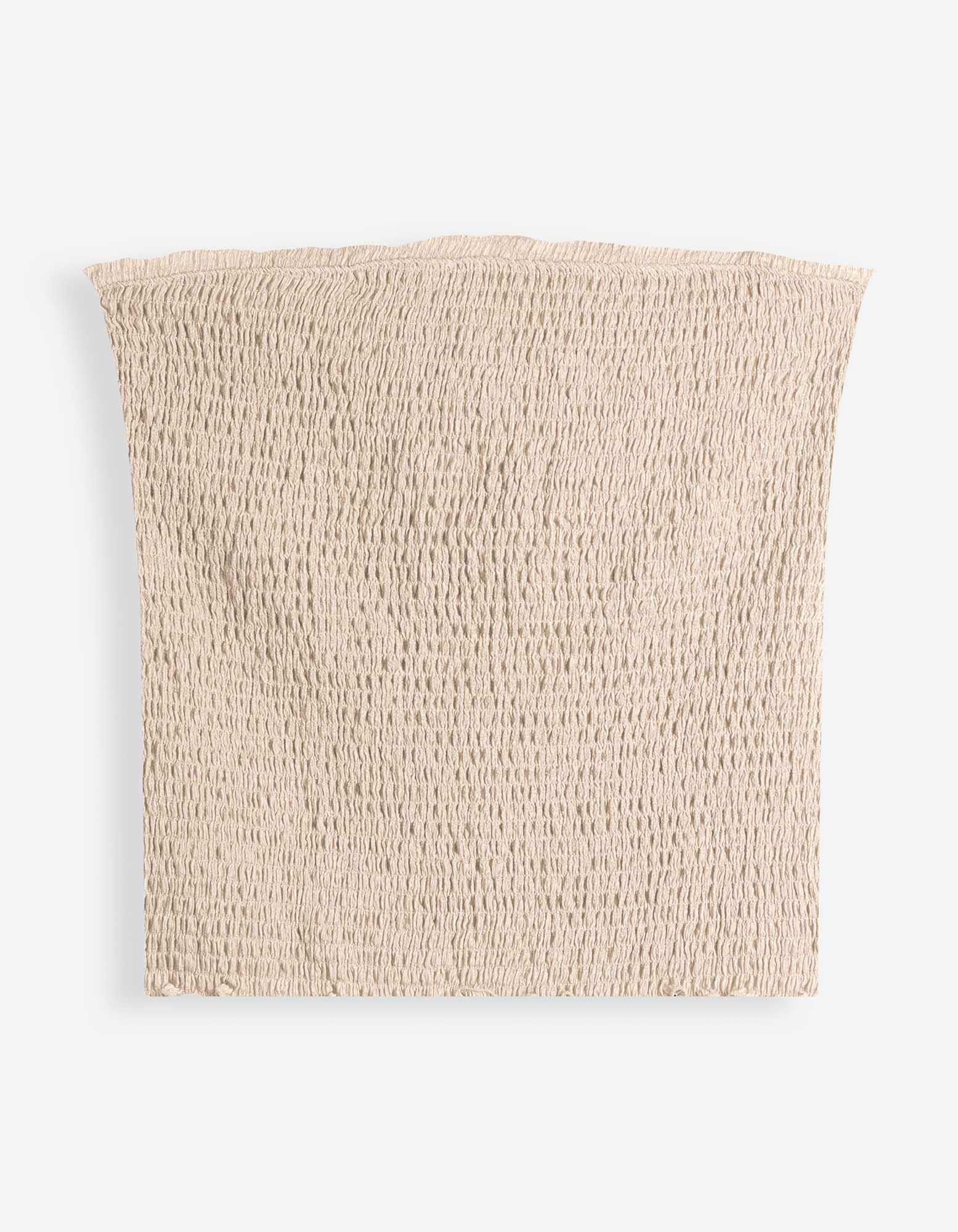 Top - Gekreukte look - Beige