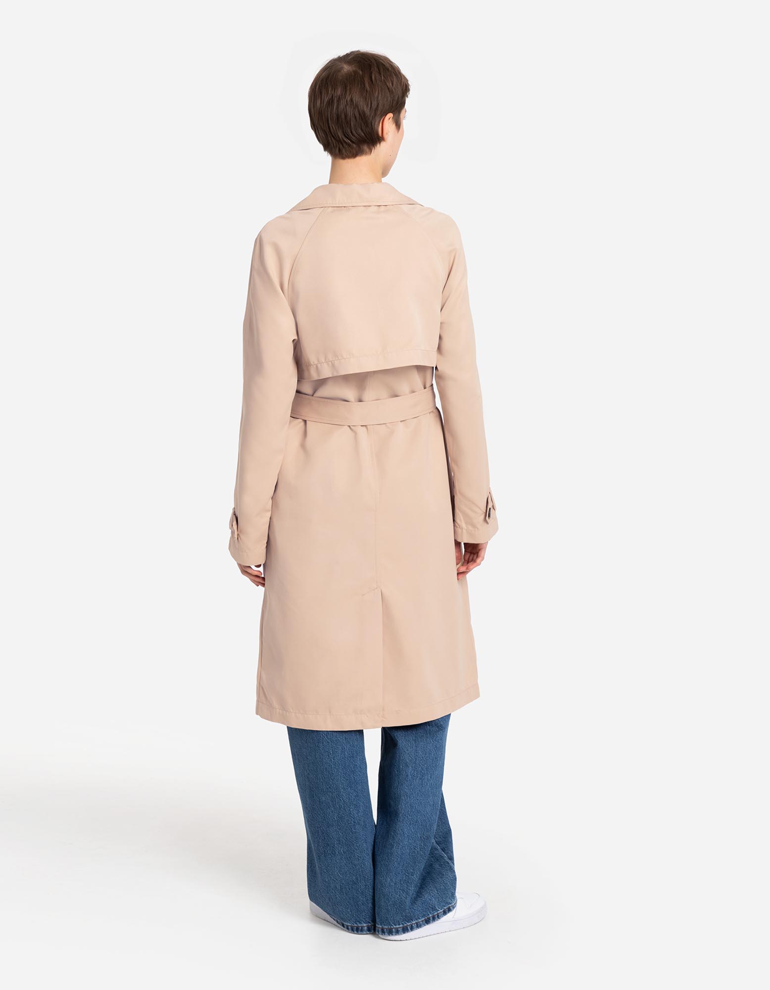 Trenchcoat - Bindegürtel - Takko Fashion