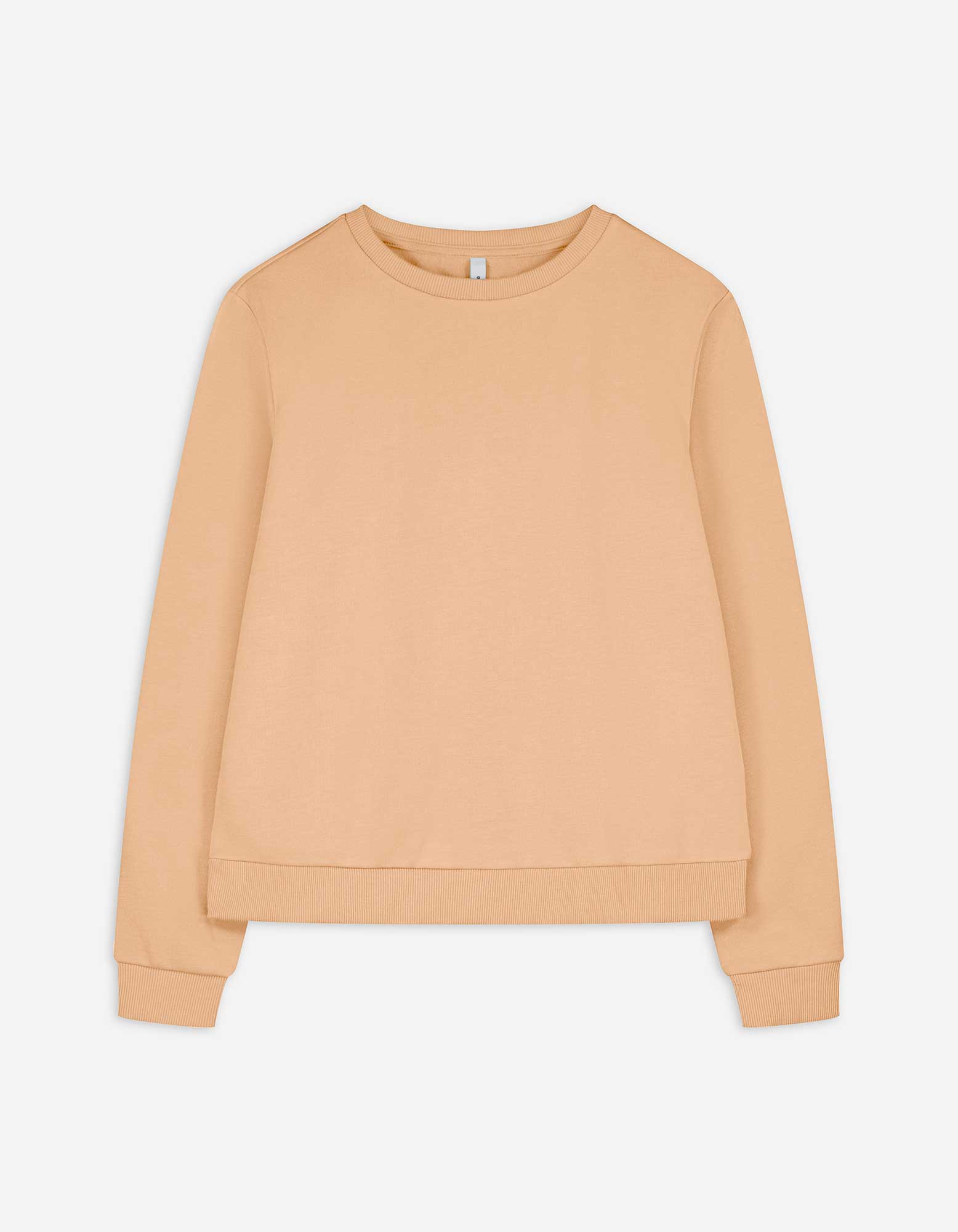 Sweatshirt - einfarbig - orange