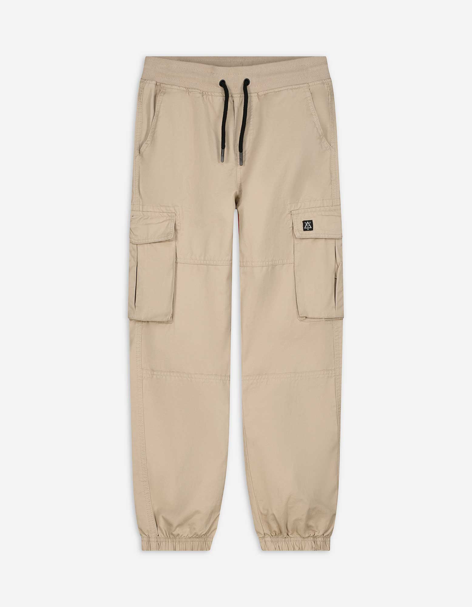 Cargohose - einfarbig - beige