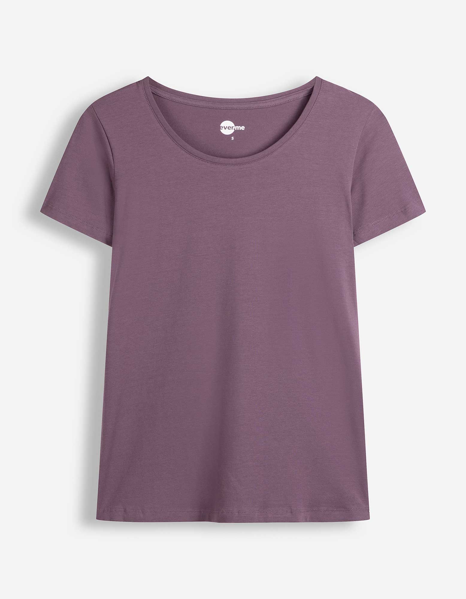 T-shirt - Met stretch - Roze