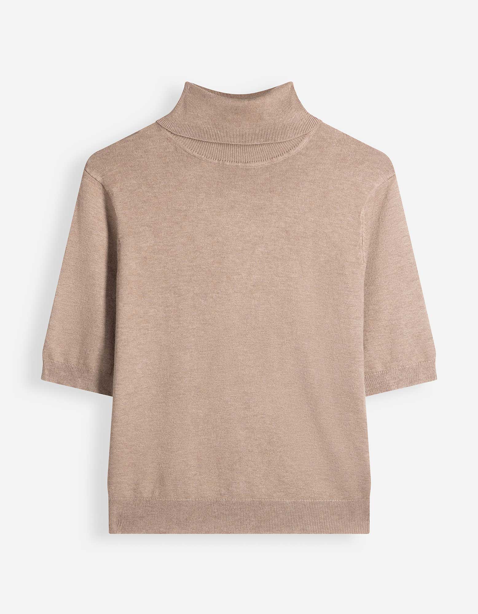 Trui - Col - Beige
