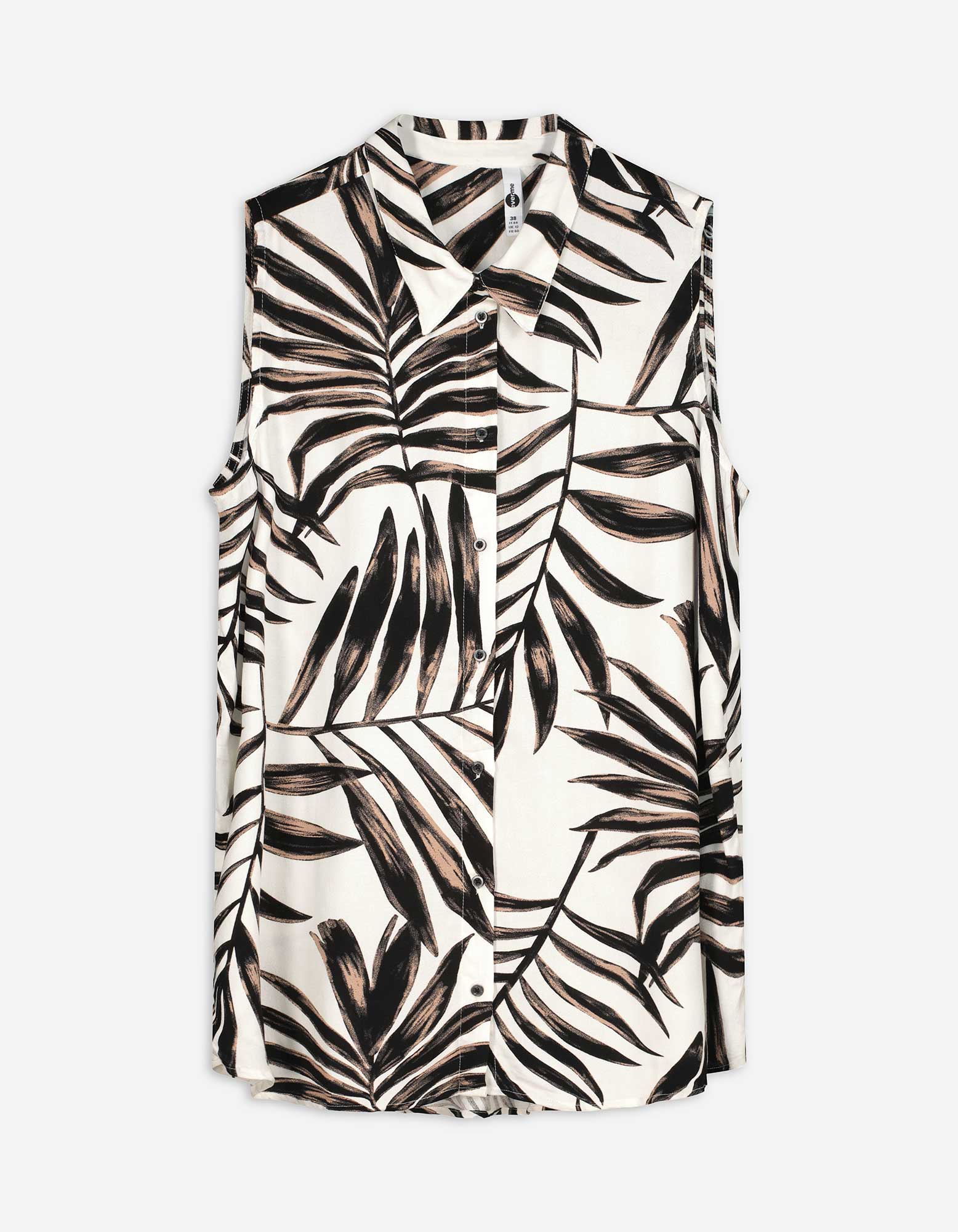blousetop - Print all-over - wit