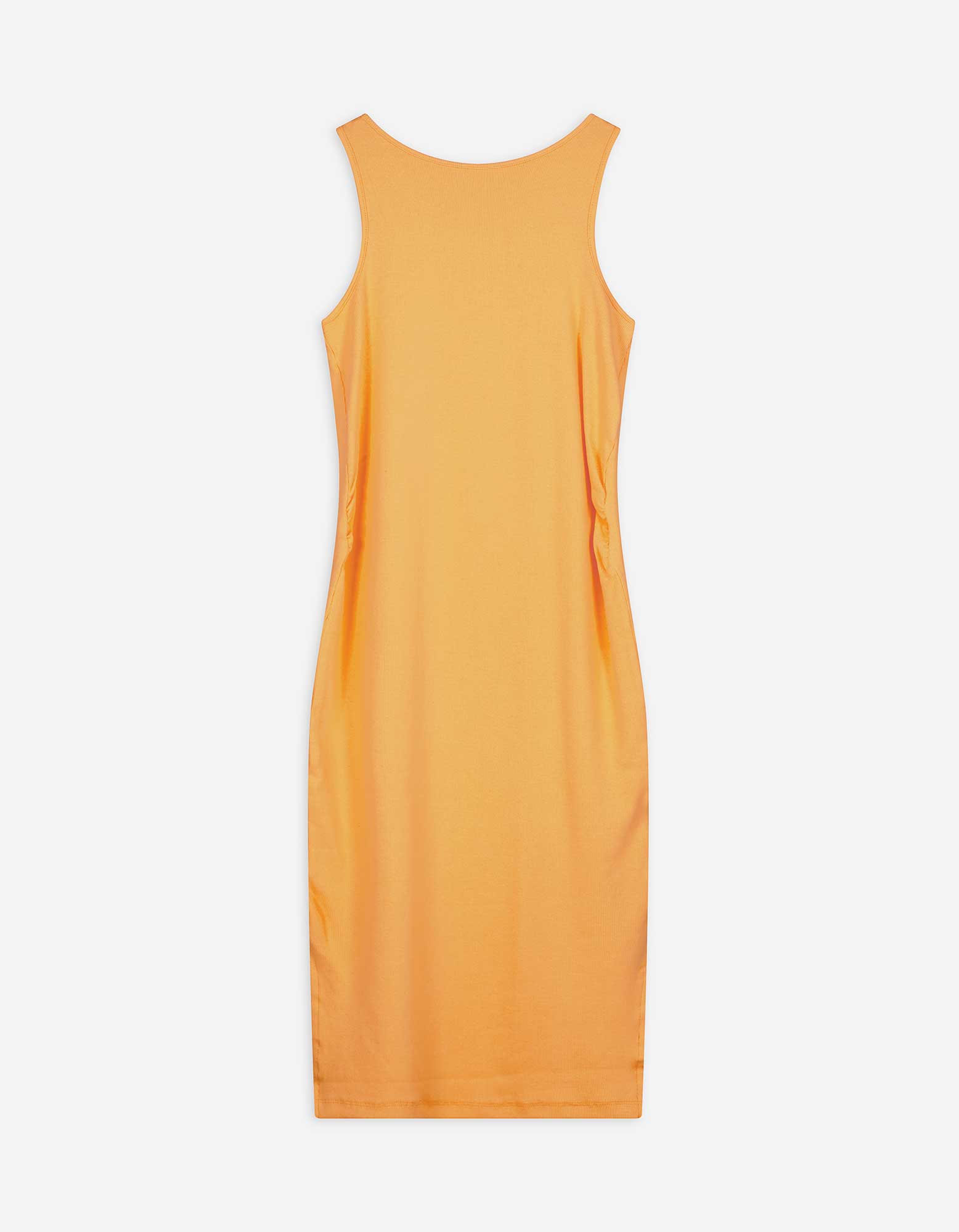 Kleid - einfarbig - orange