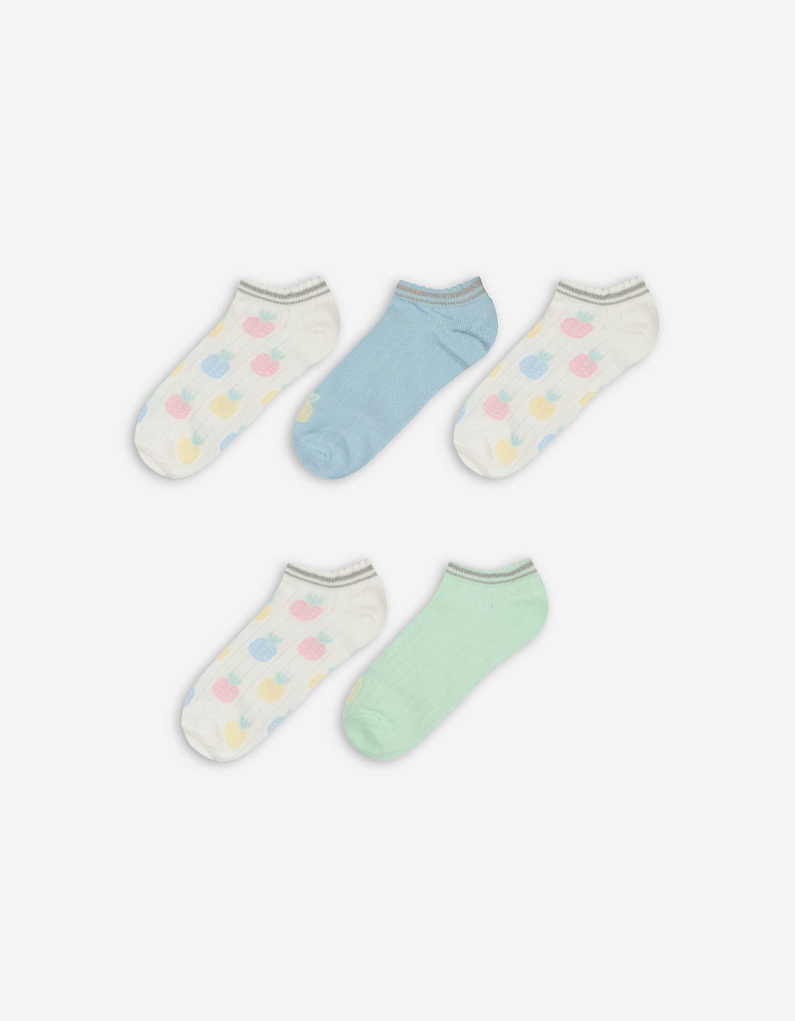 Sneakersocken - 5er-Pack