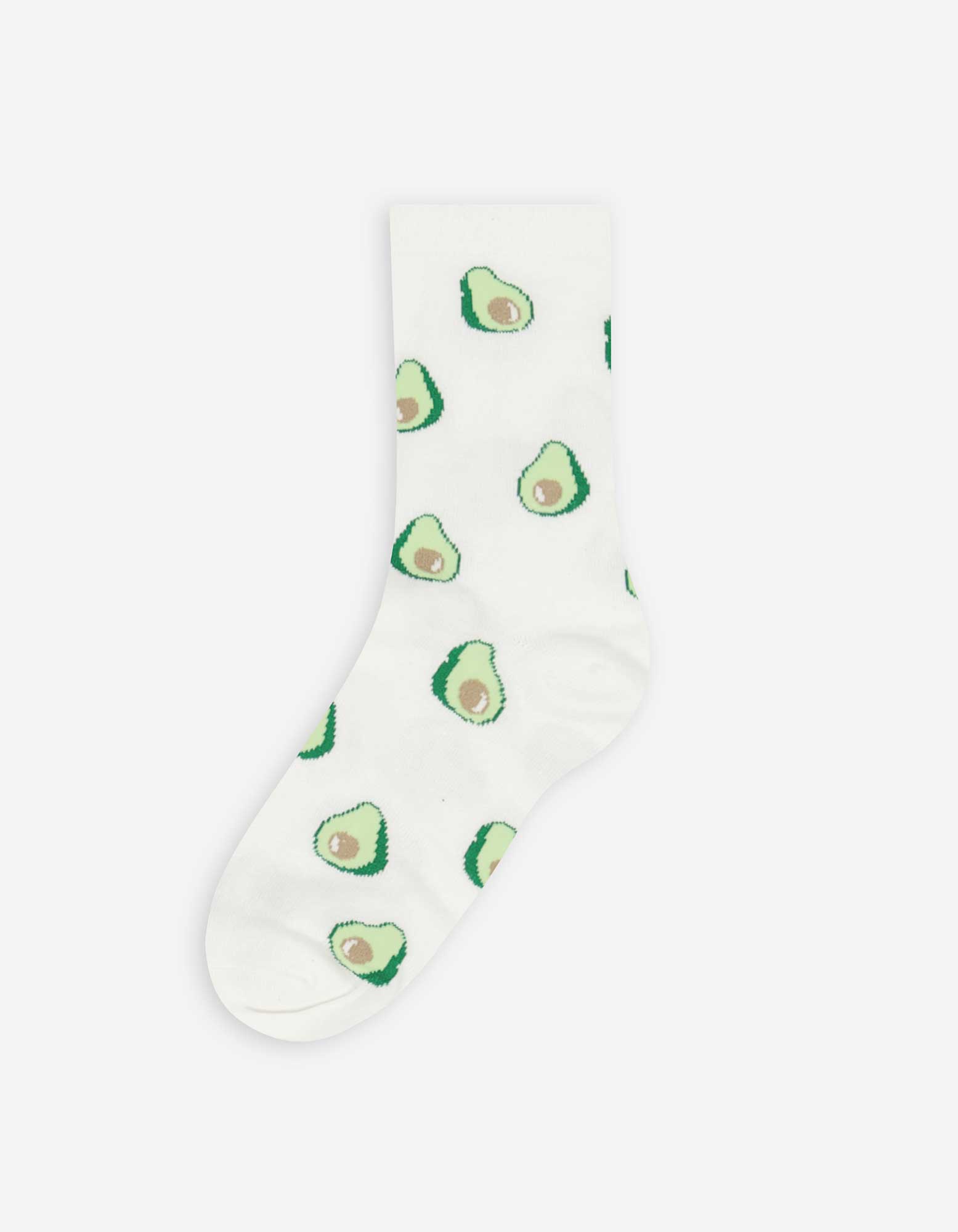 Socken - Allover-Print - weiß