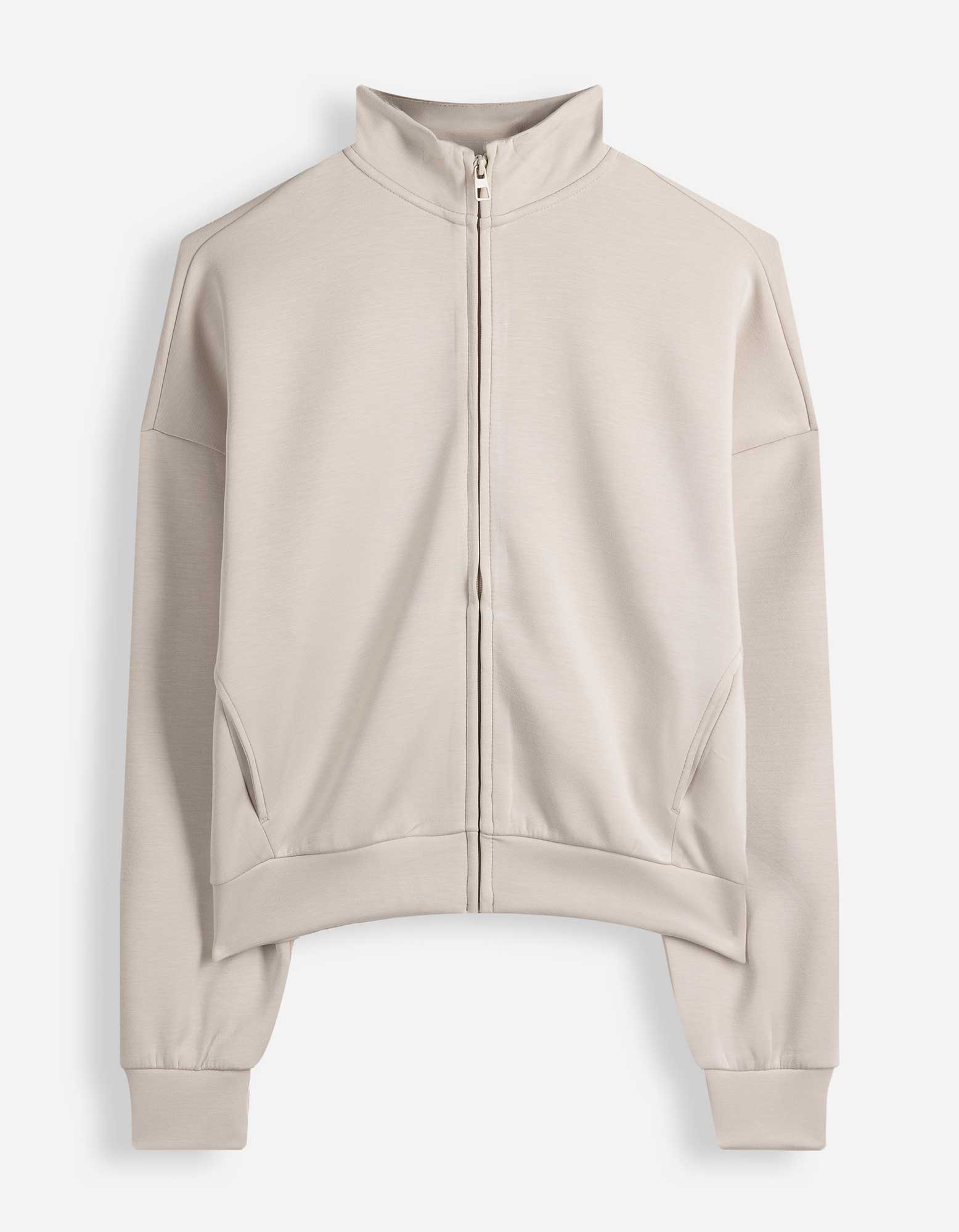 Sweatvest - Zachte touch - Beige