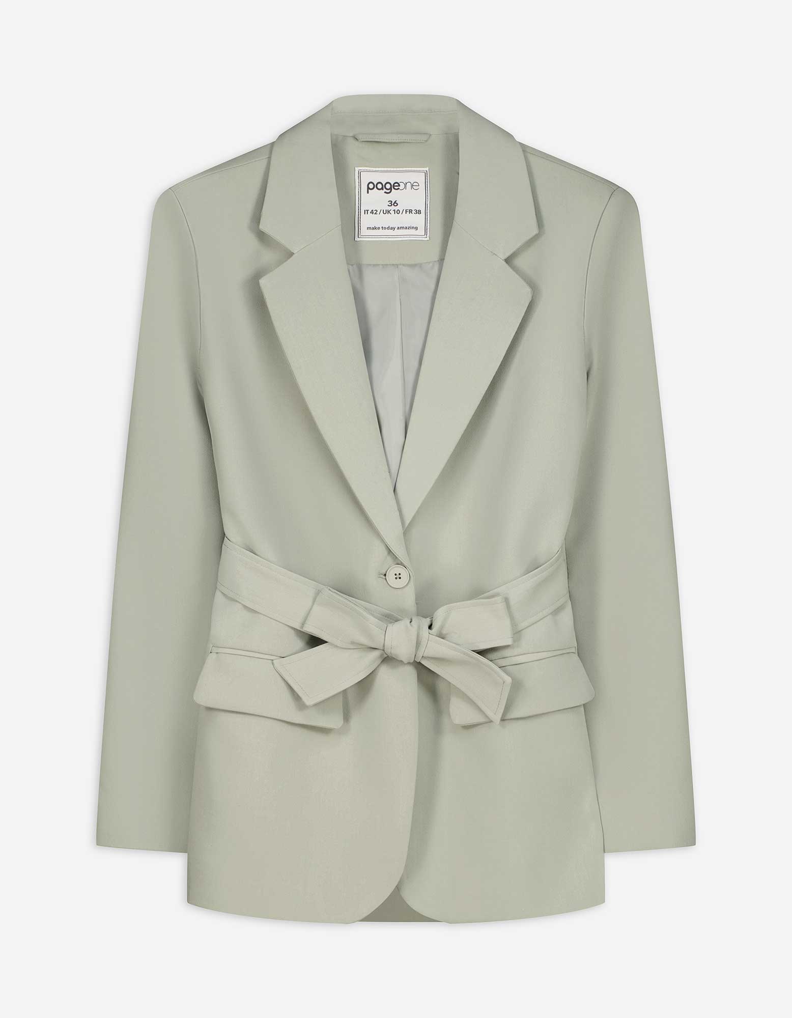 Blazer - einfarbig - dunkelgrün