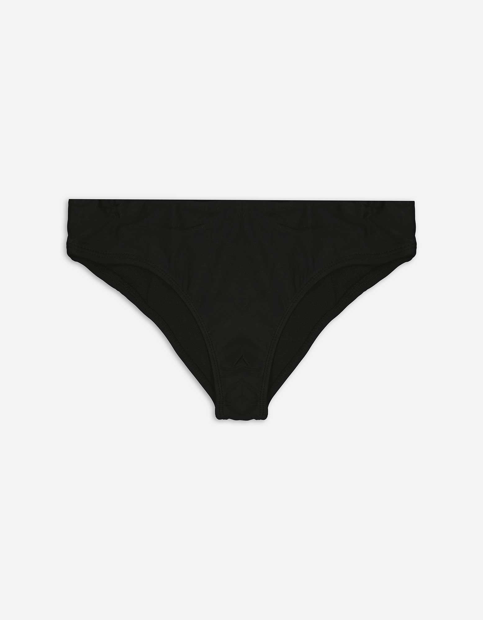 Bikinislip - einfarbig - schwarz