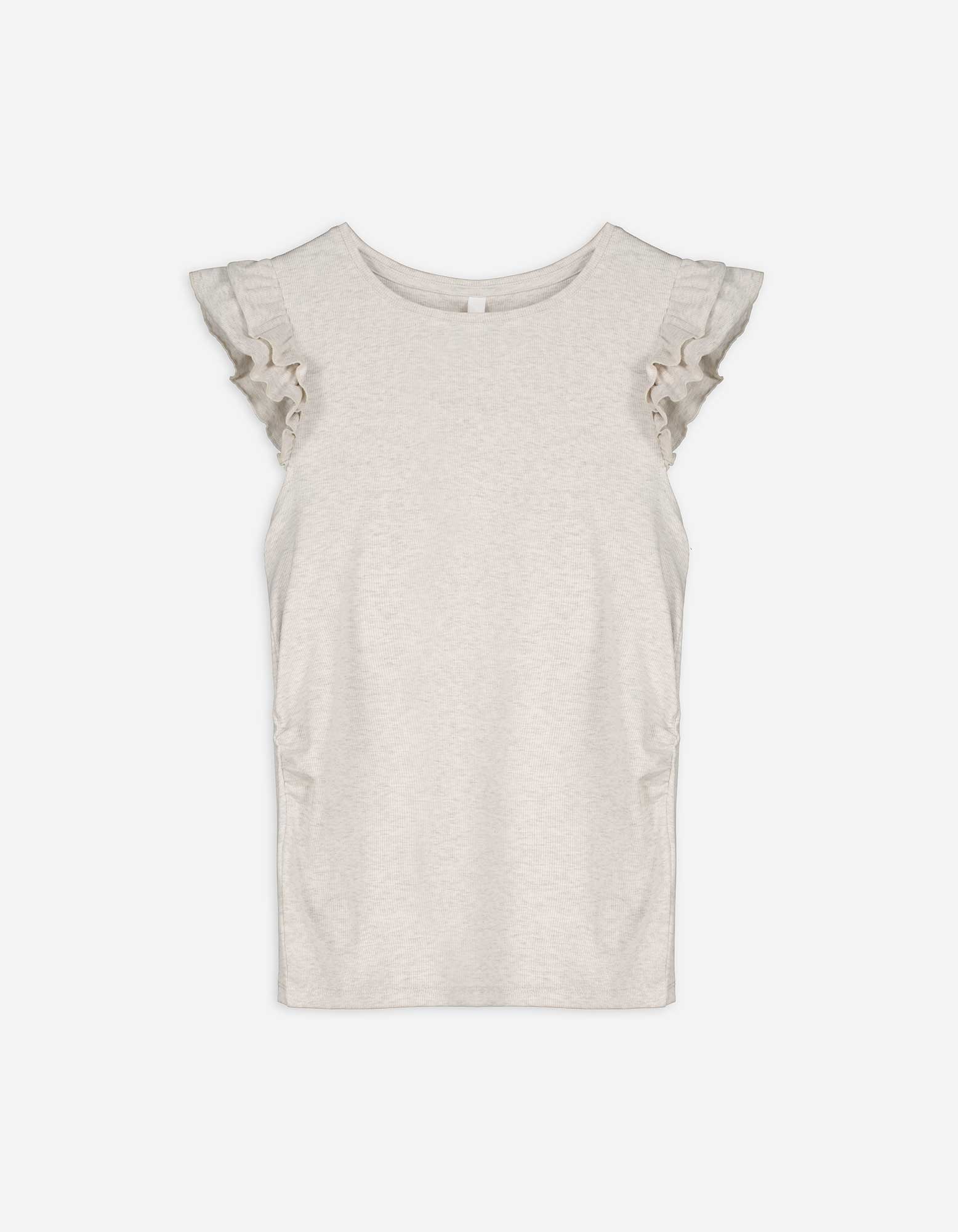 T-Shirt - Umstandsmode - beige