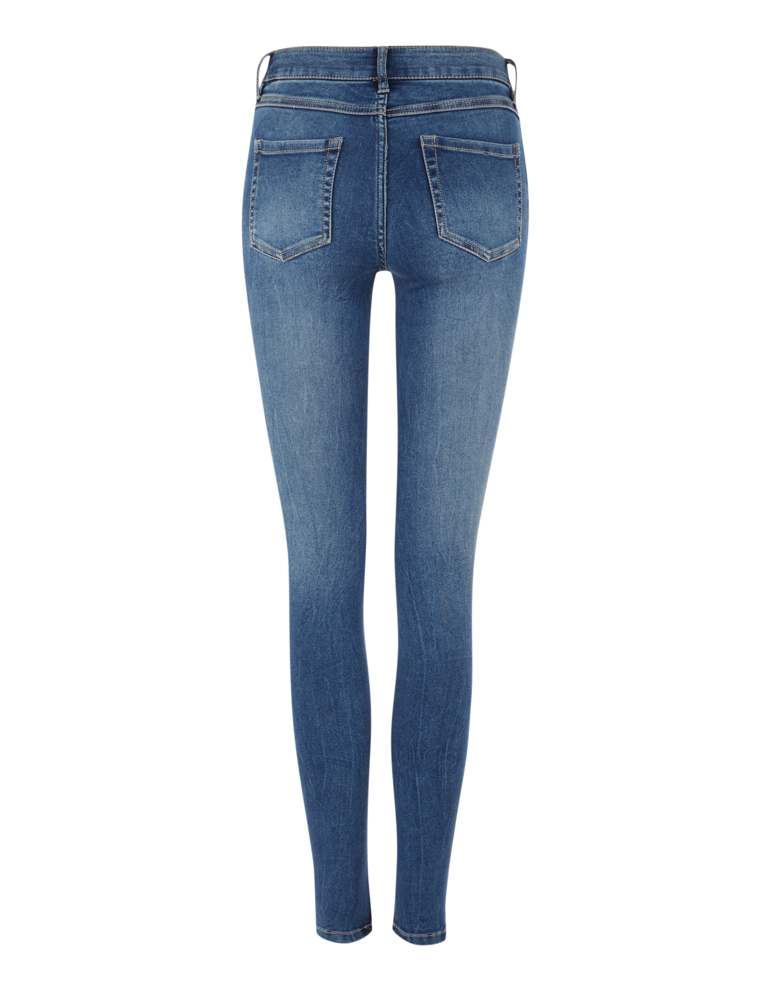 Damen Skinny Fit Jeans im Stone Washed 