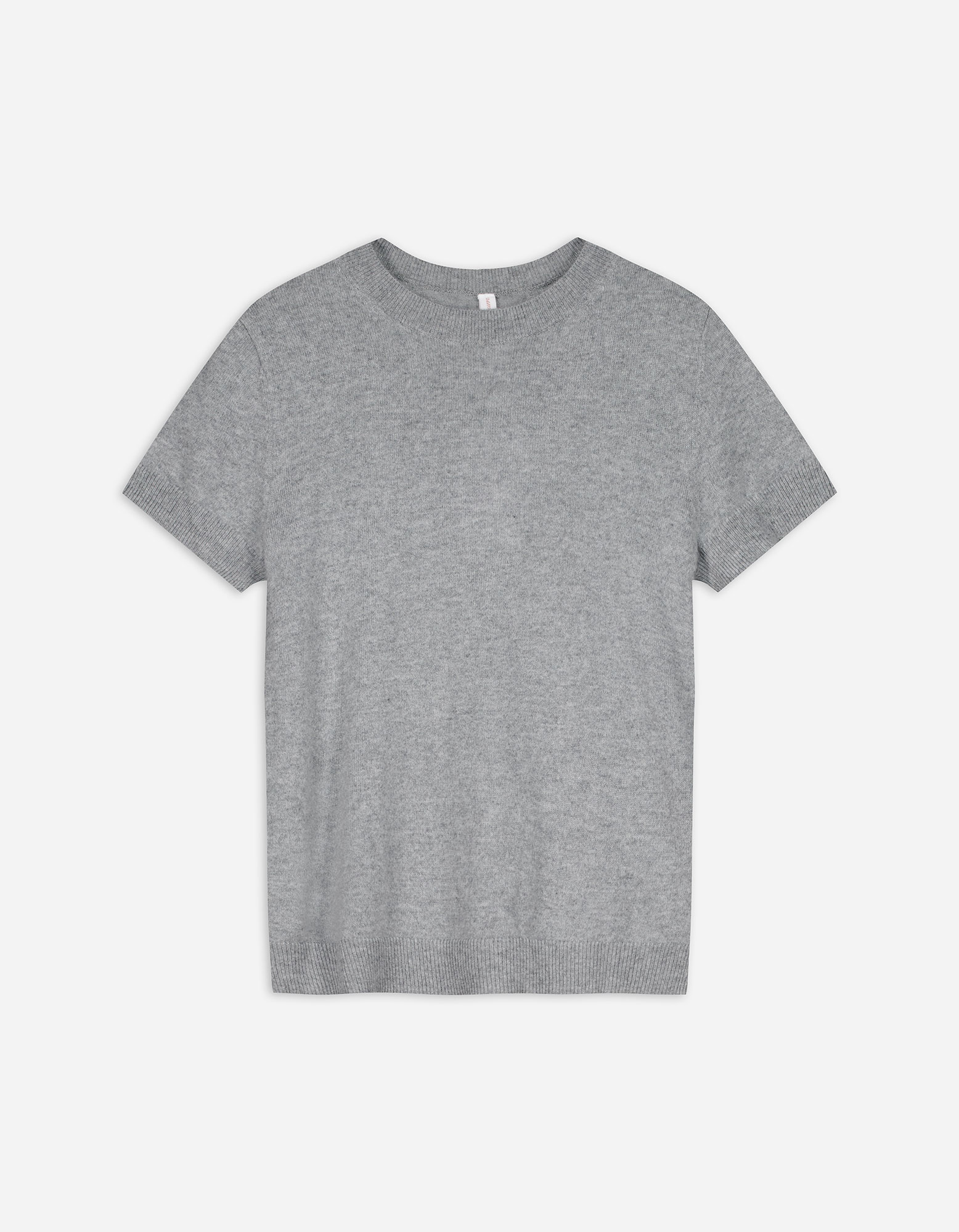 Strickshirt - Kaschmir - grau